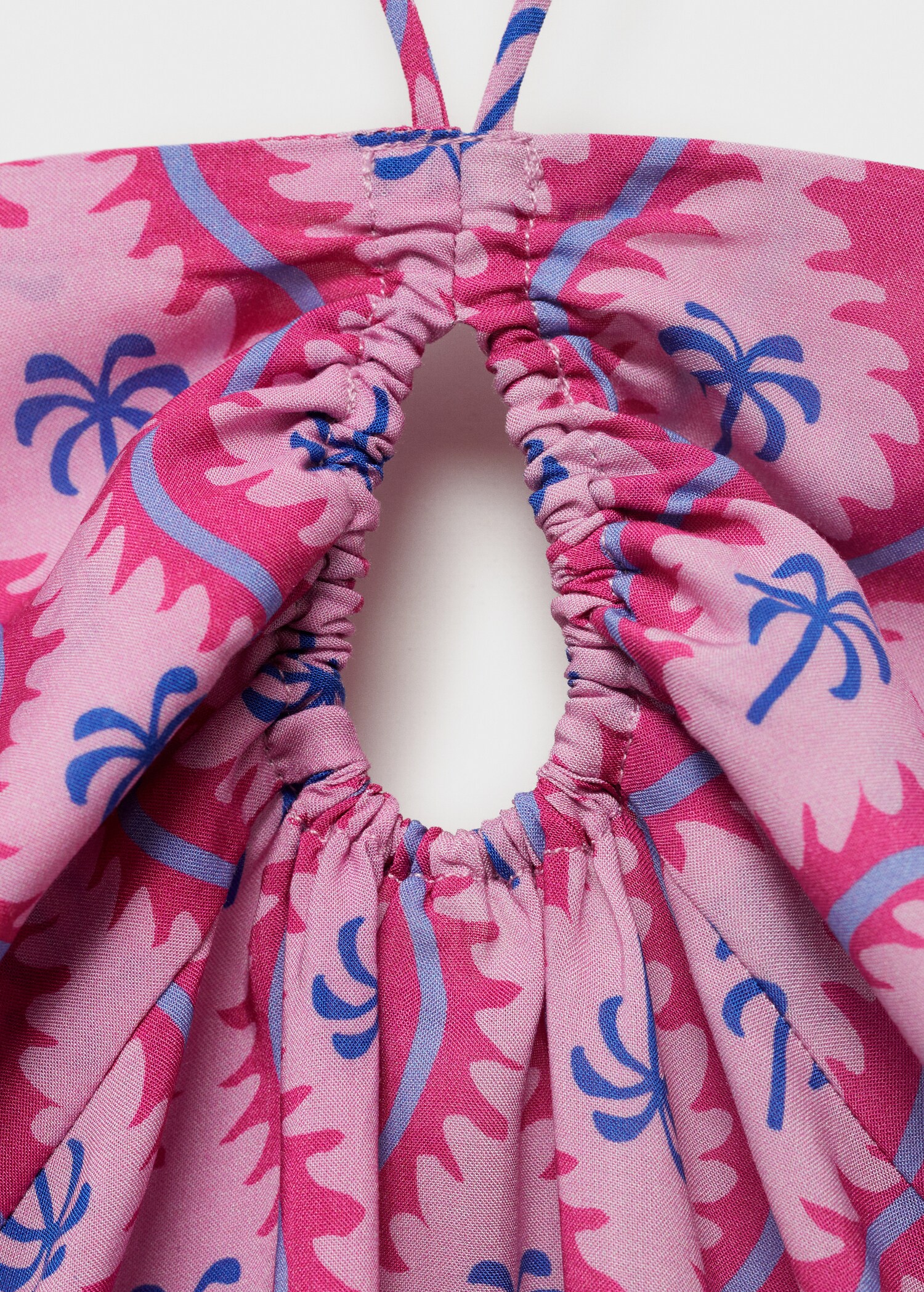 Top estampado cuello halter - Detalle del artículo 8