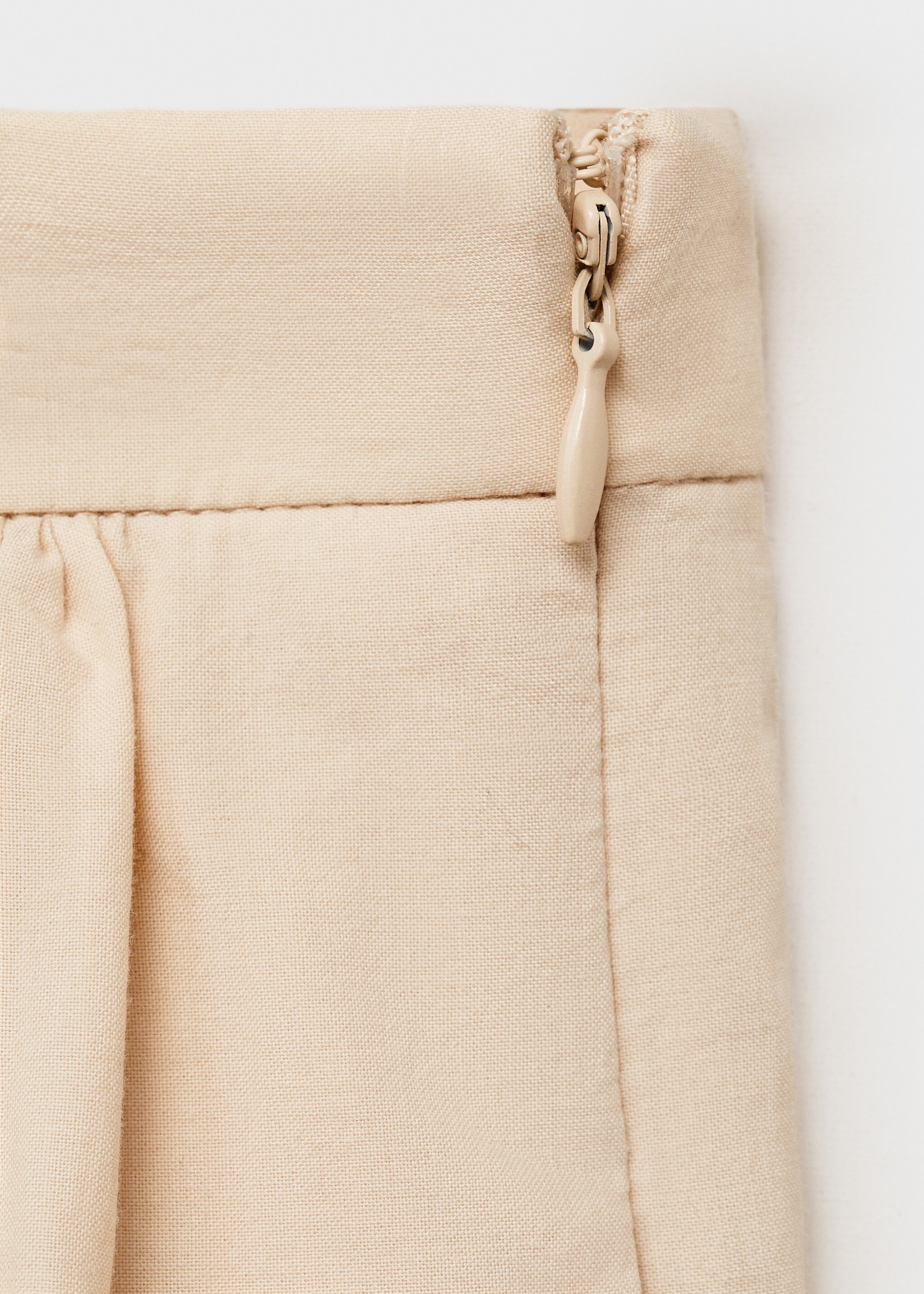 Cotton skirt with embroidered hem - Details of the article 8