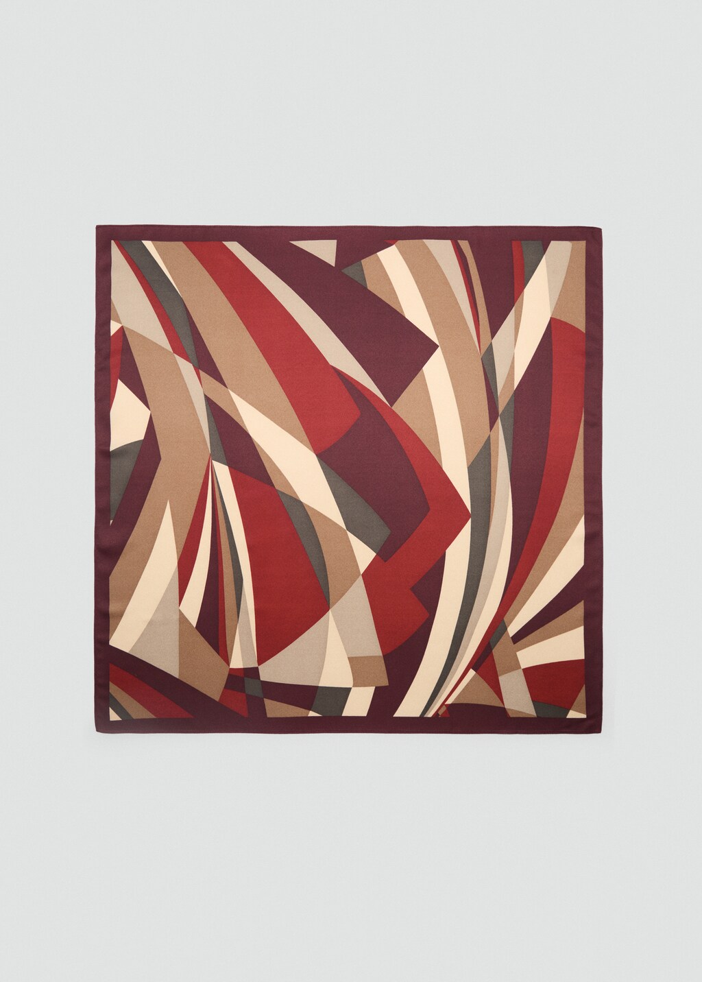 Geometric printed foulard - Women | MANGO USA