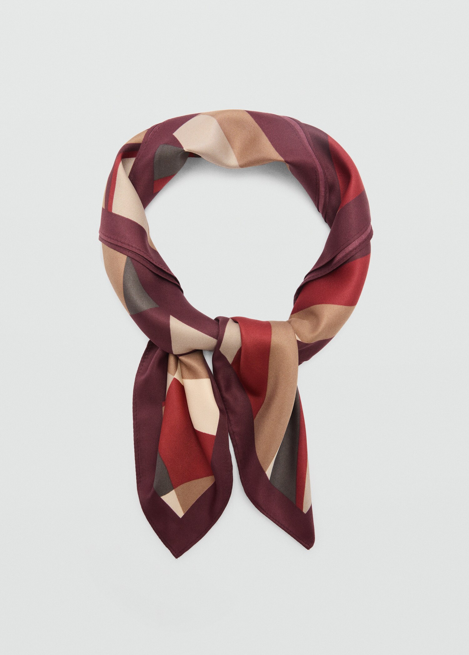 Foulard imprimé géométrique - Détail de l'article 1