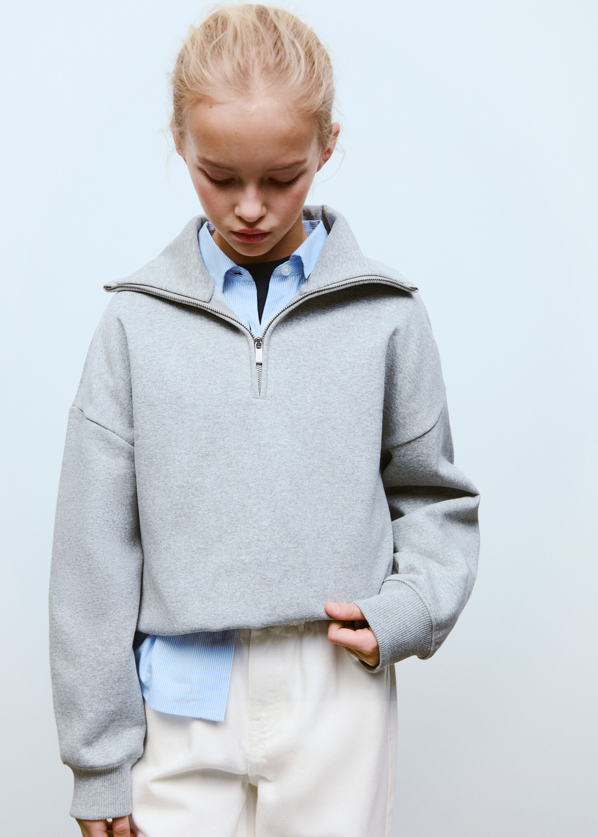 Paperbag-Jeans - Mittlere Ansicht