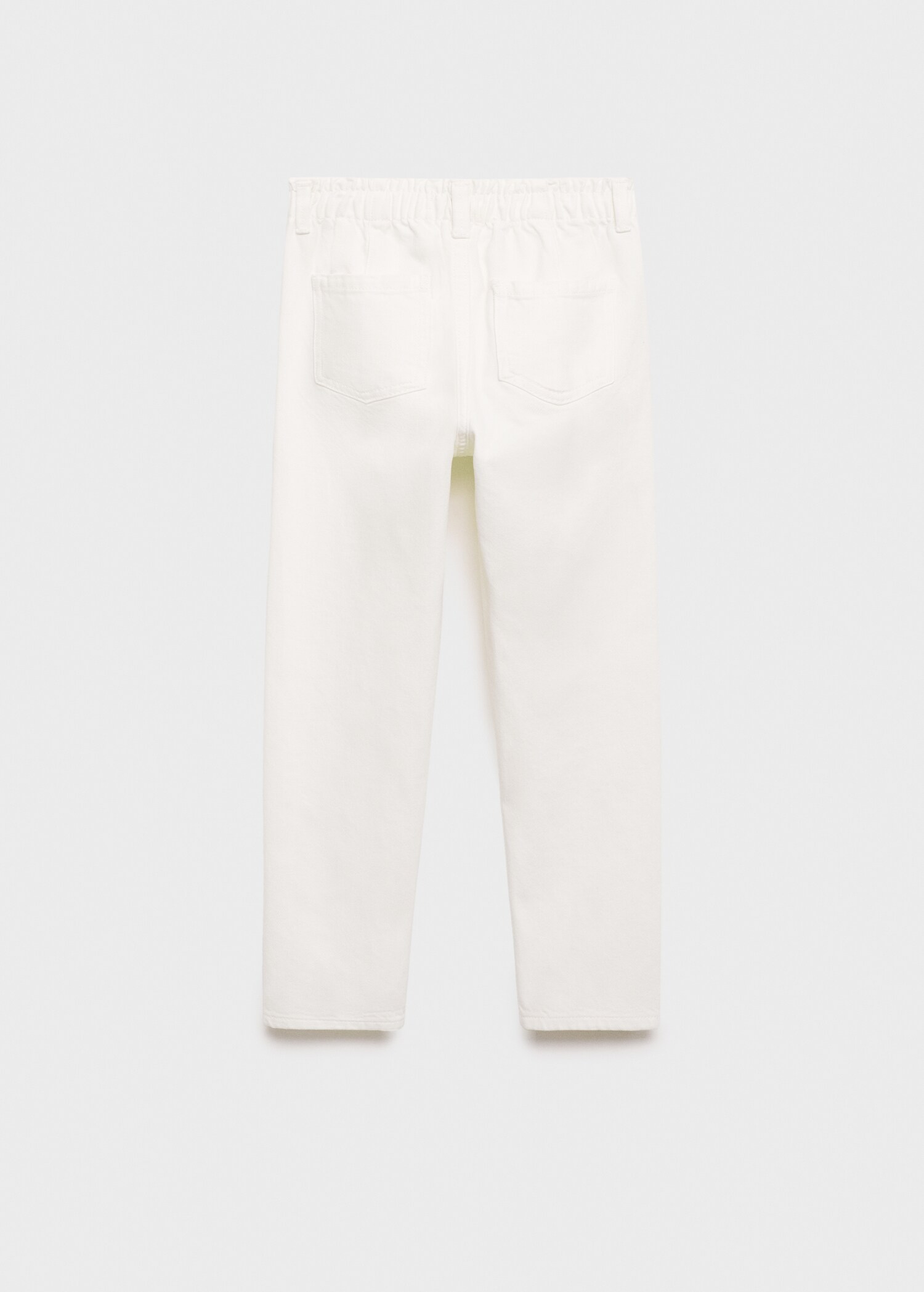 Paperbag jeans - Reverse of the article