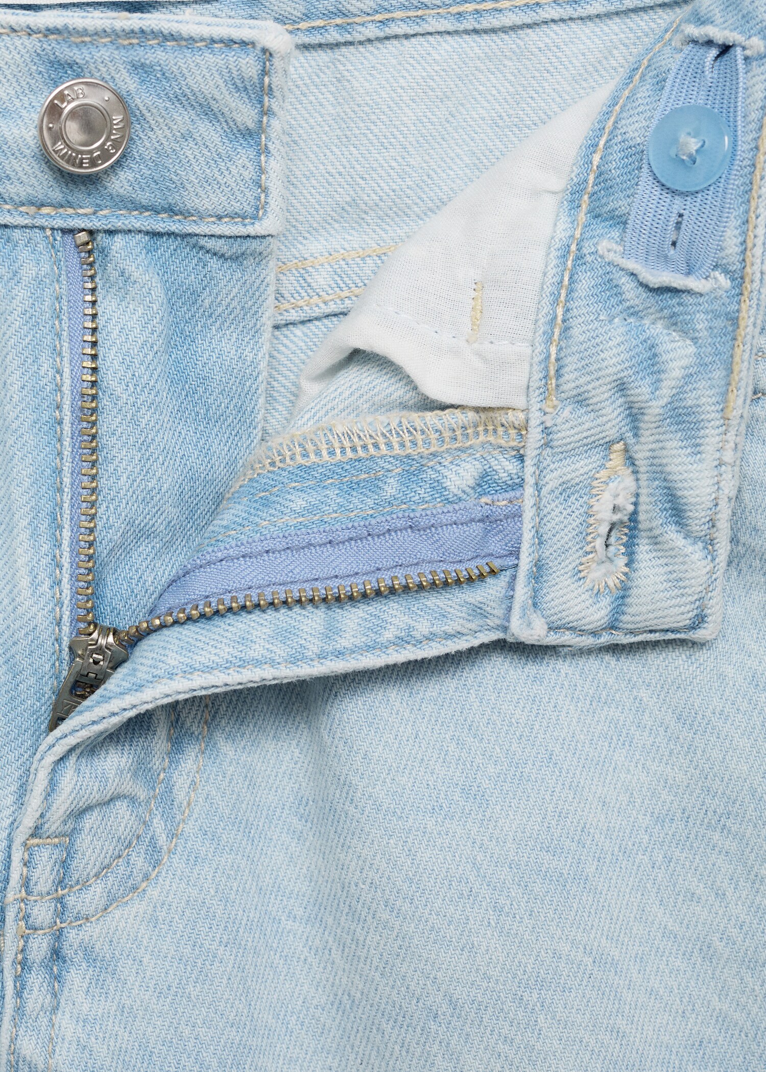 Frayed hem culotte jeans - Details of the article 0