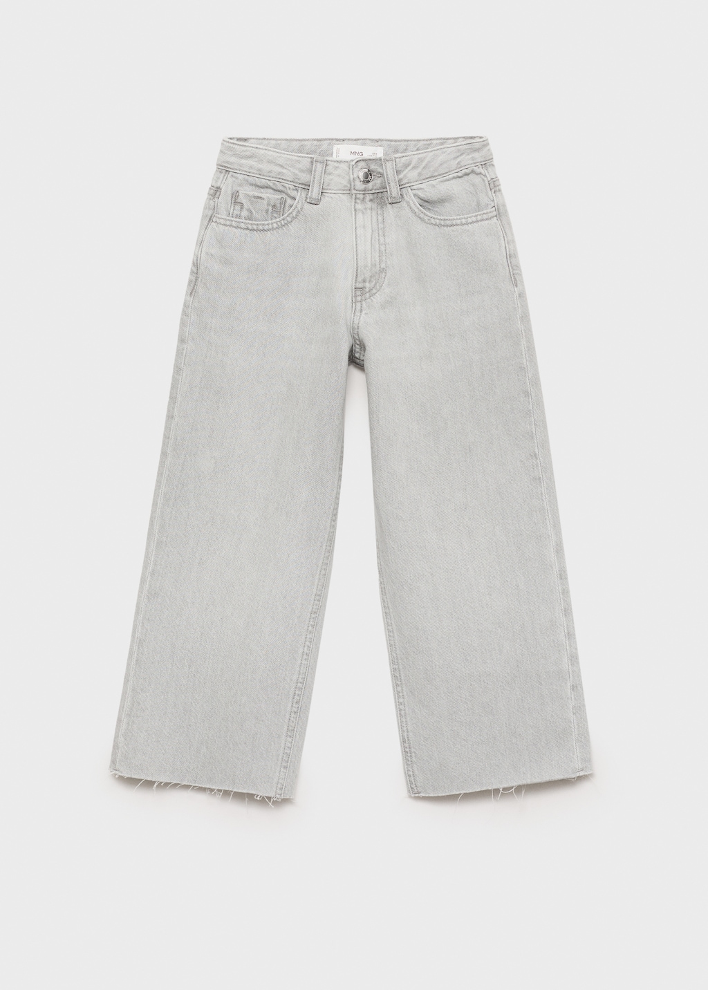 Frayed hem culotte jeans - Kids | MANGO USA