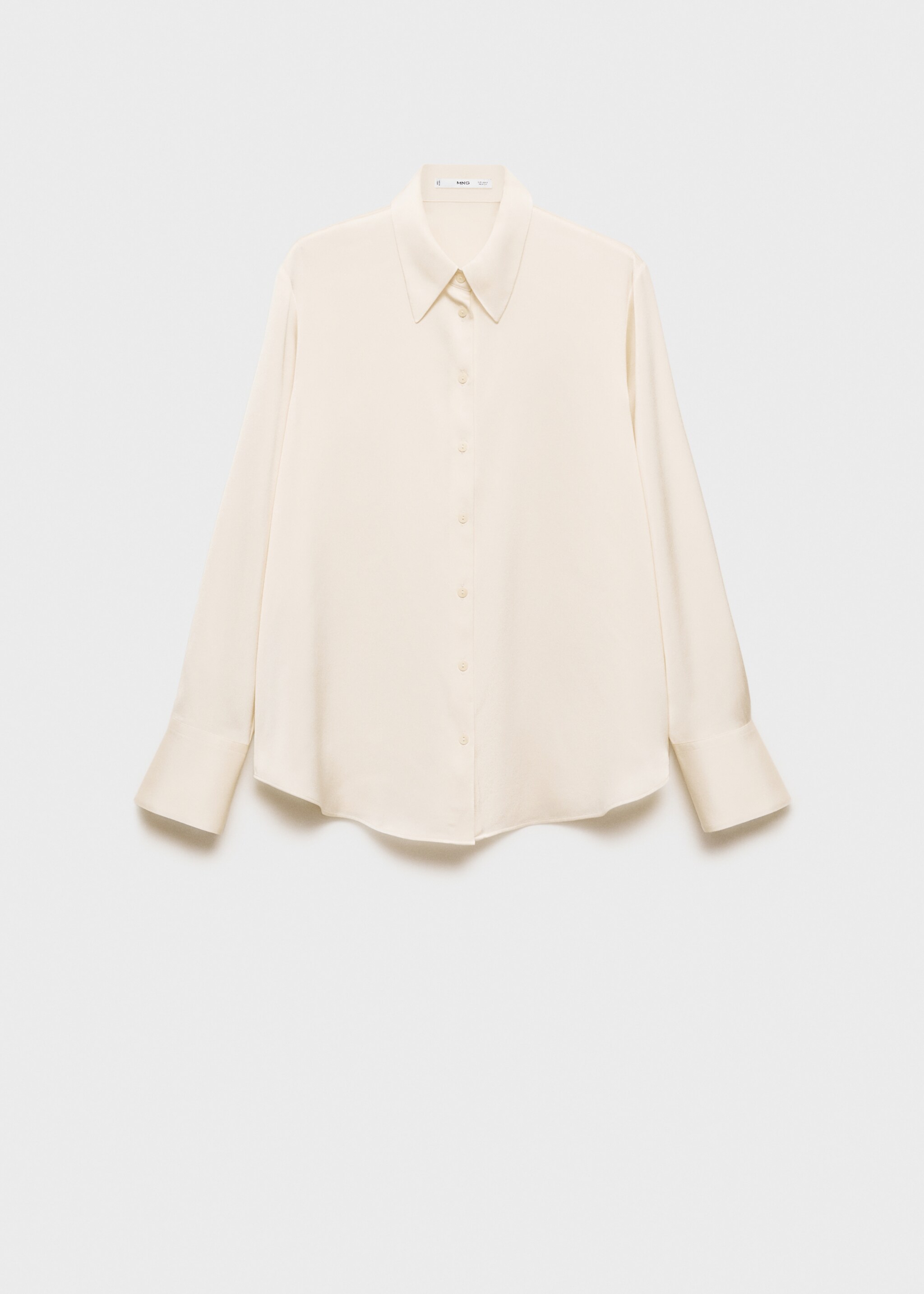 Satin finish flowy shirt - Article without model