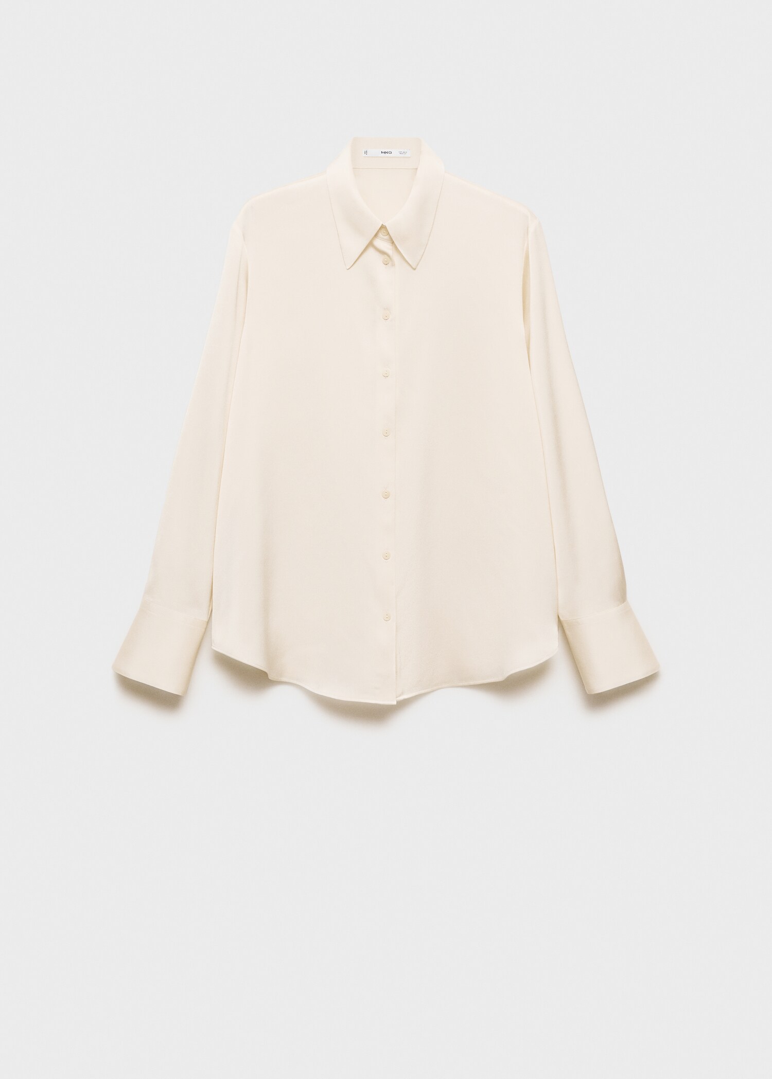 Satin finish flowy shirt - Article without model