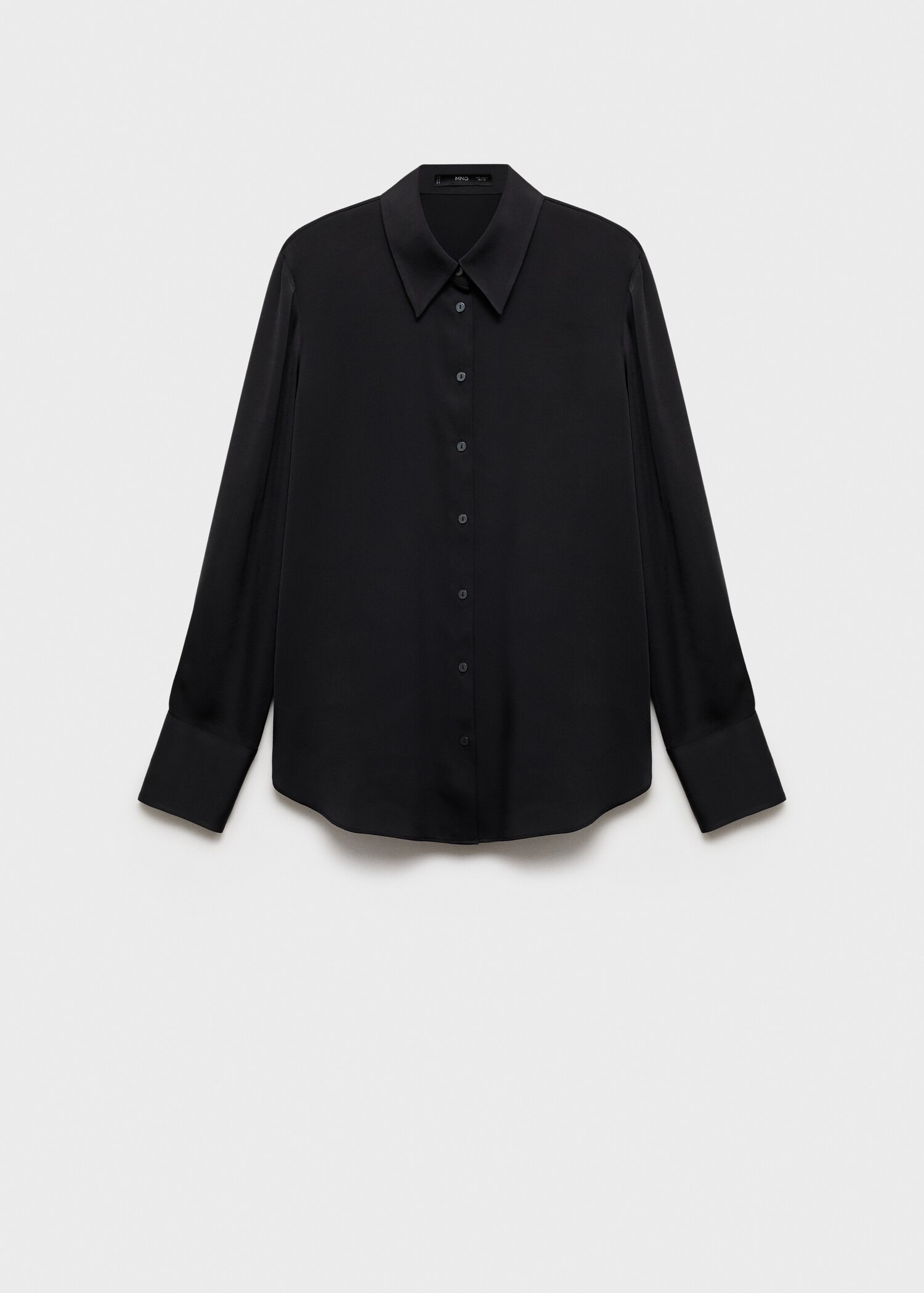 Satin finish flowy shirt - Article without model