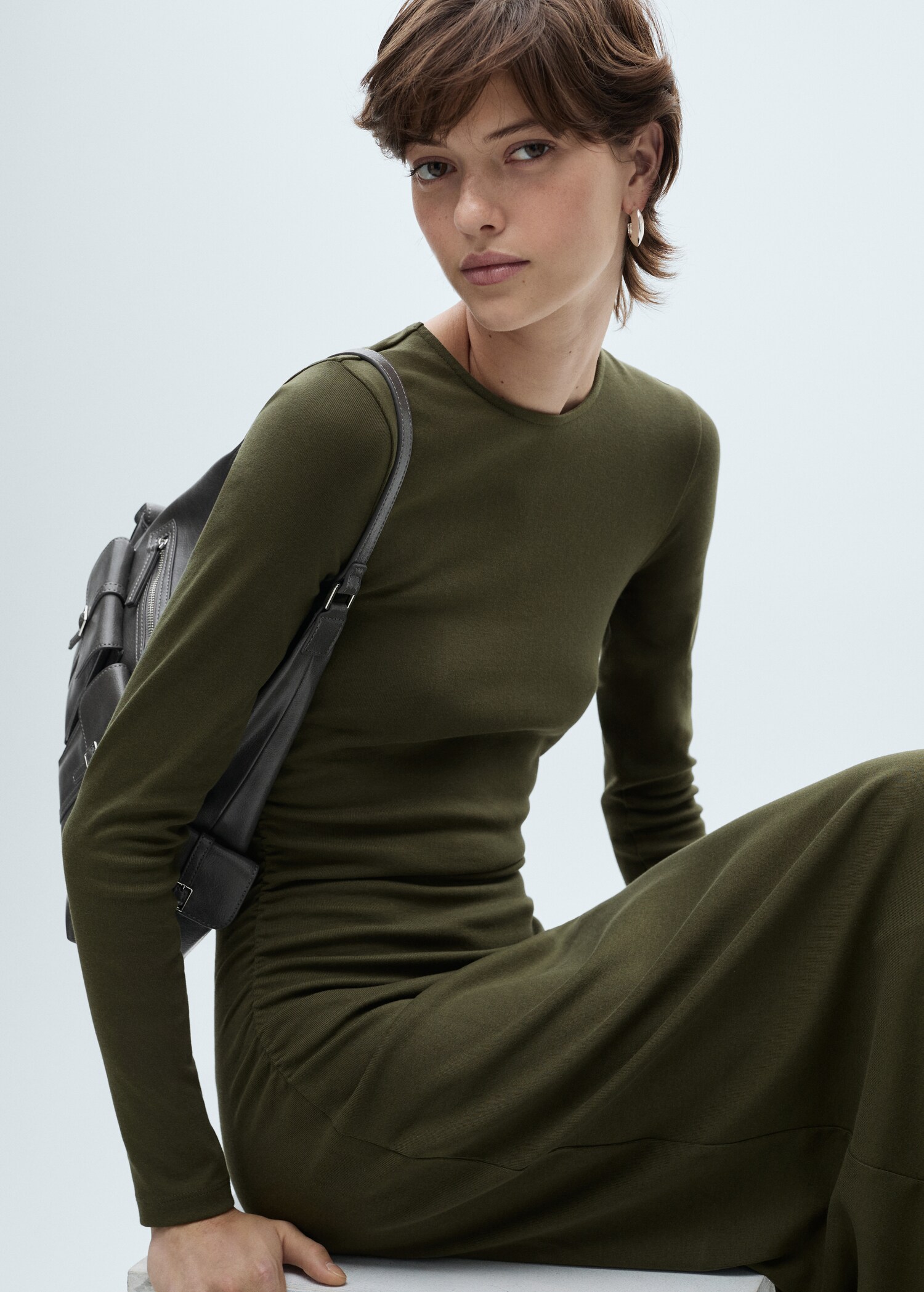 Cotton midi dress - Details of the article 2
