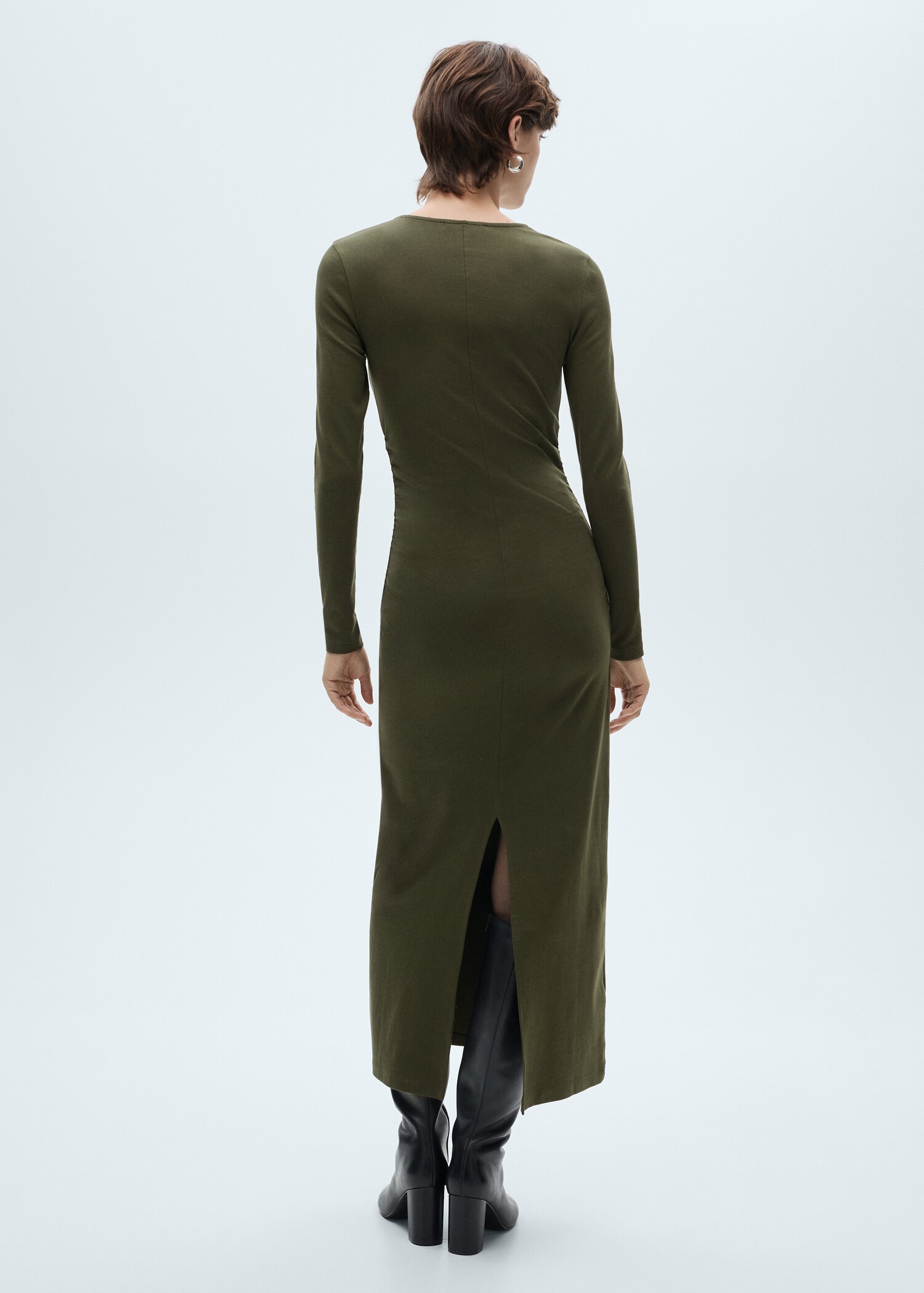 Cotton midi dress - Reverse of the article