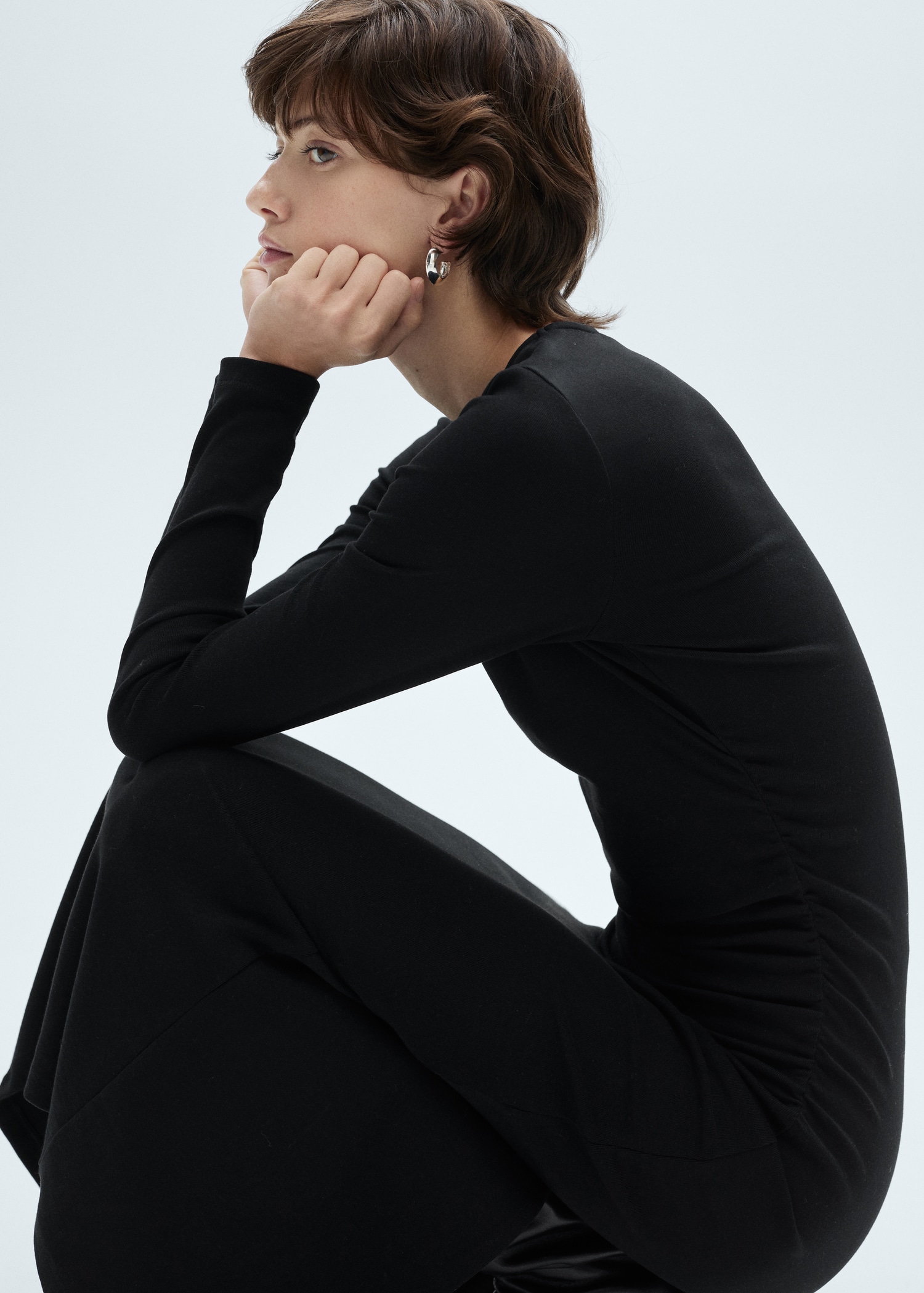 Vestido midi algodón - Detalle del artículo 1