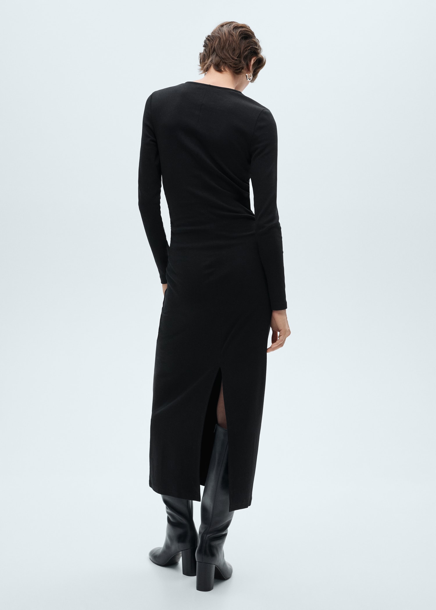 Vestido midi algodón - Reverso del artículo