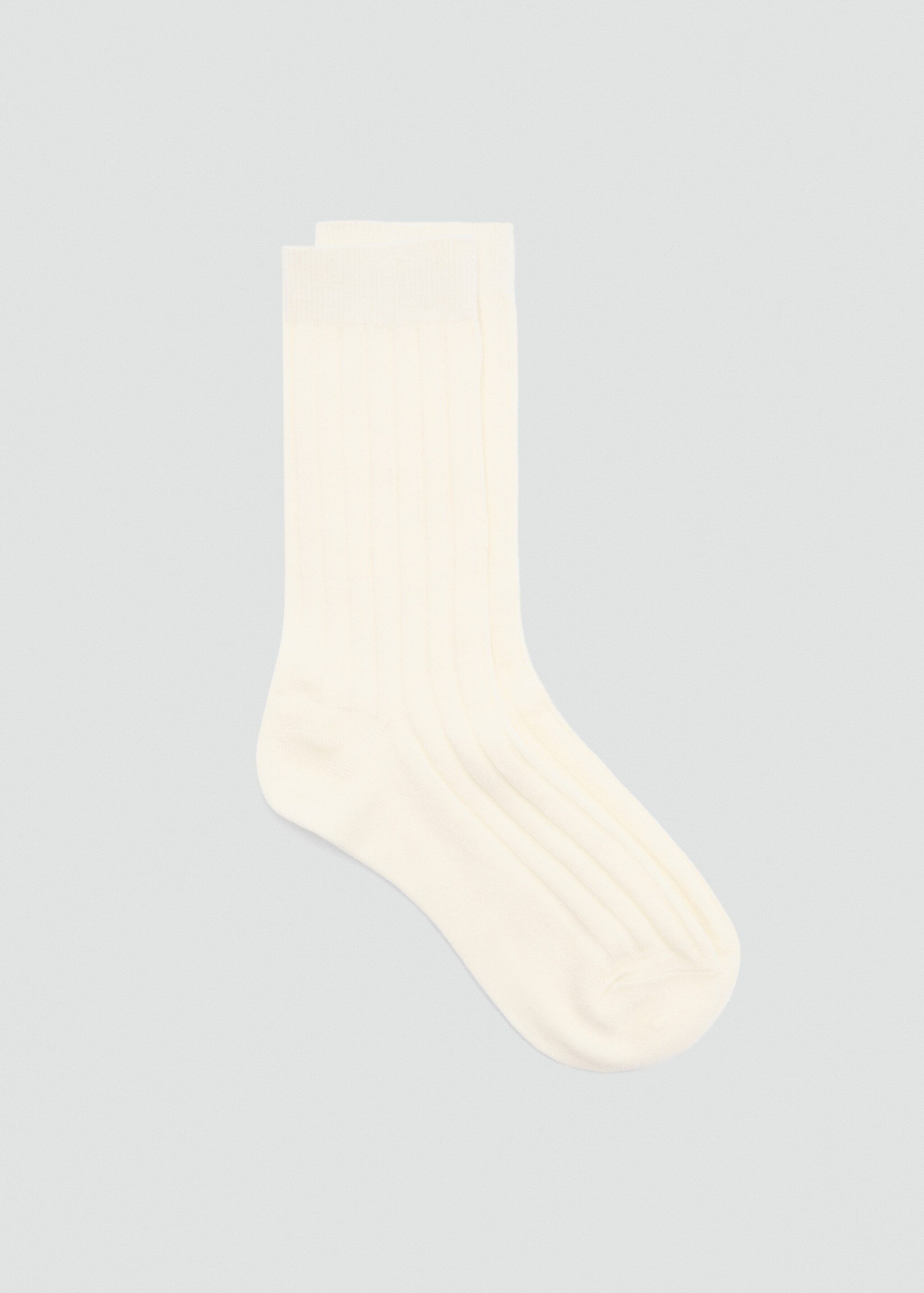 Ribbed wool blend socks - Article without model