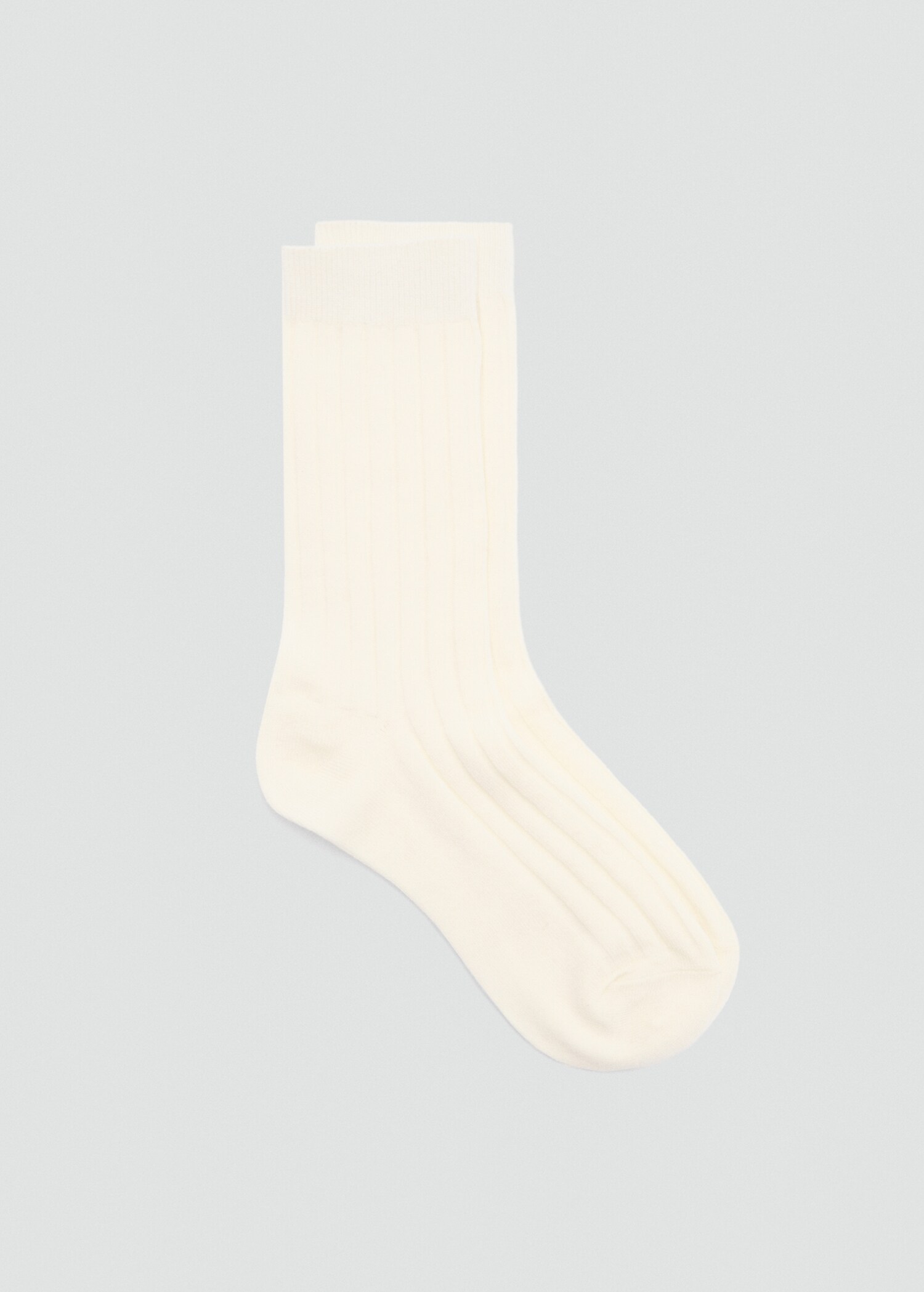 Ribbed wool blend socks - Article without model