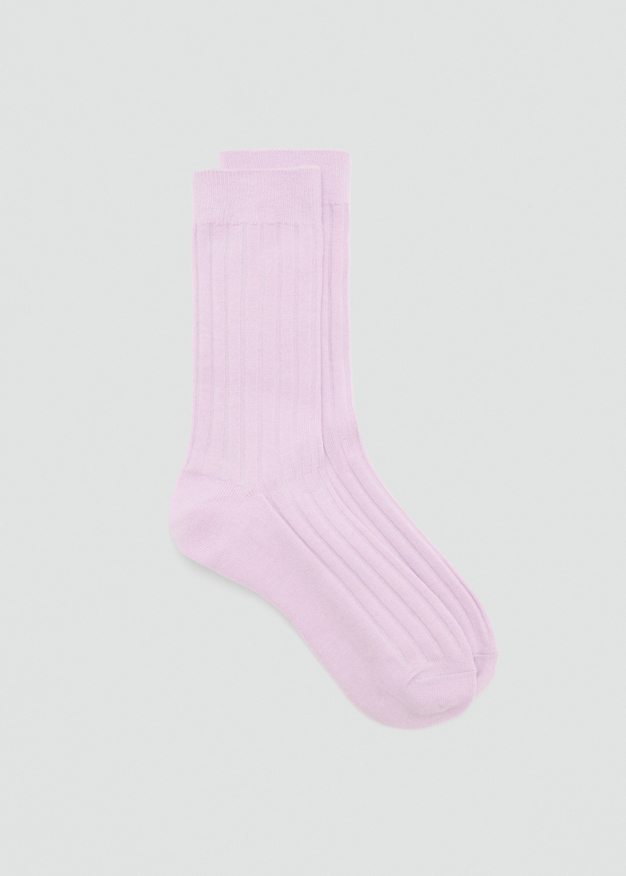 Ribbed wool blend socks - Article without model