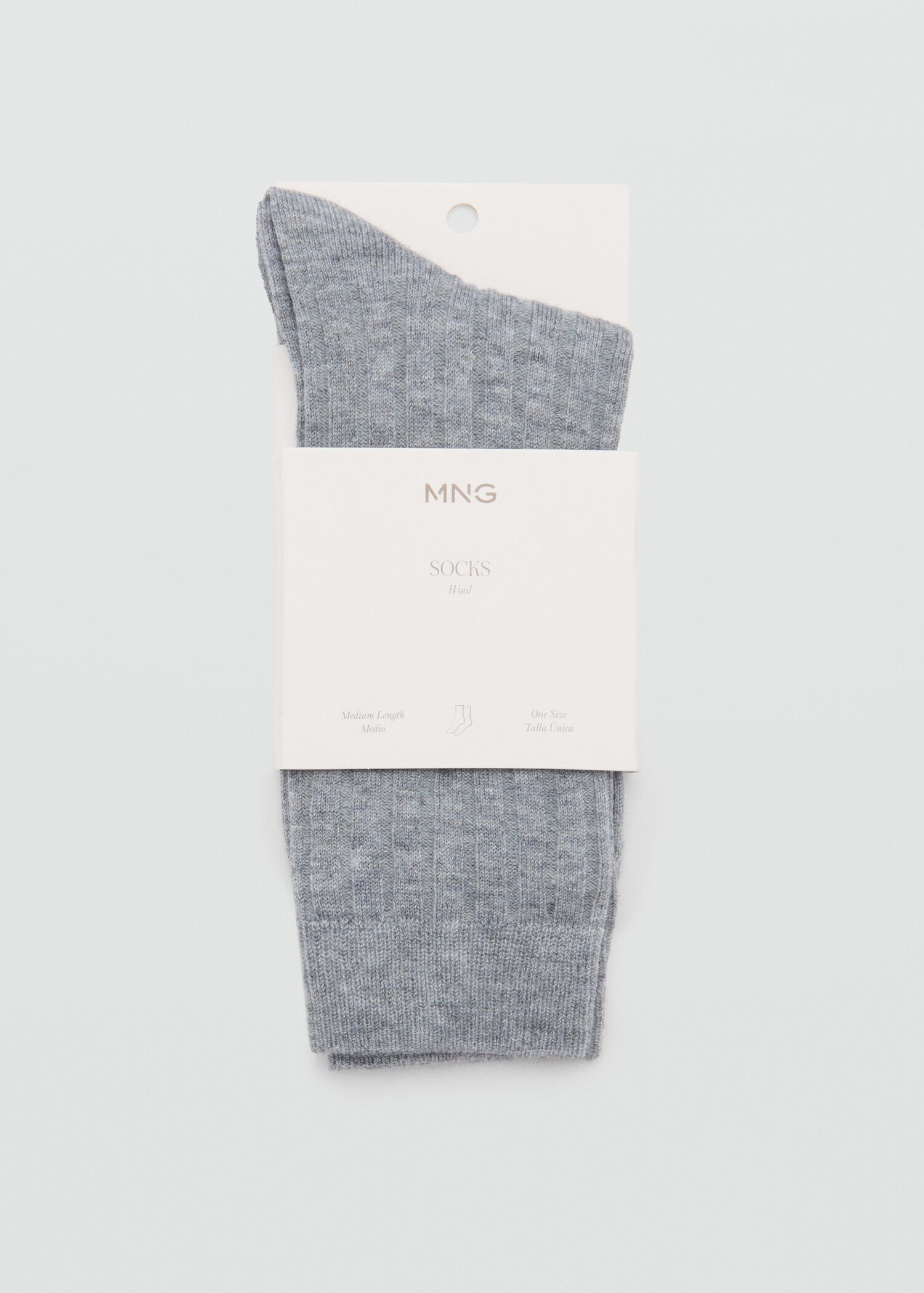 Ribbed wool blend socks - Details of the article 1