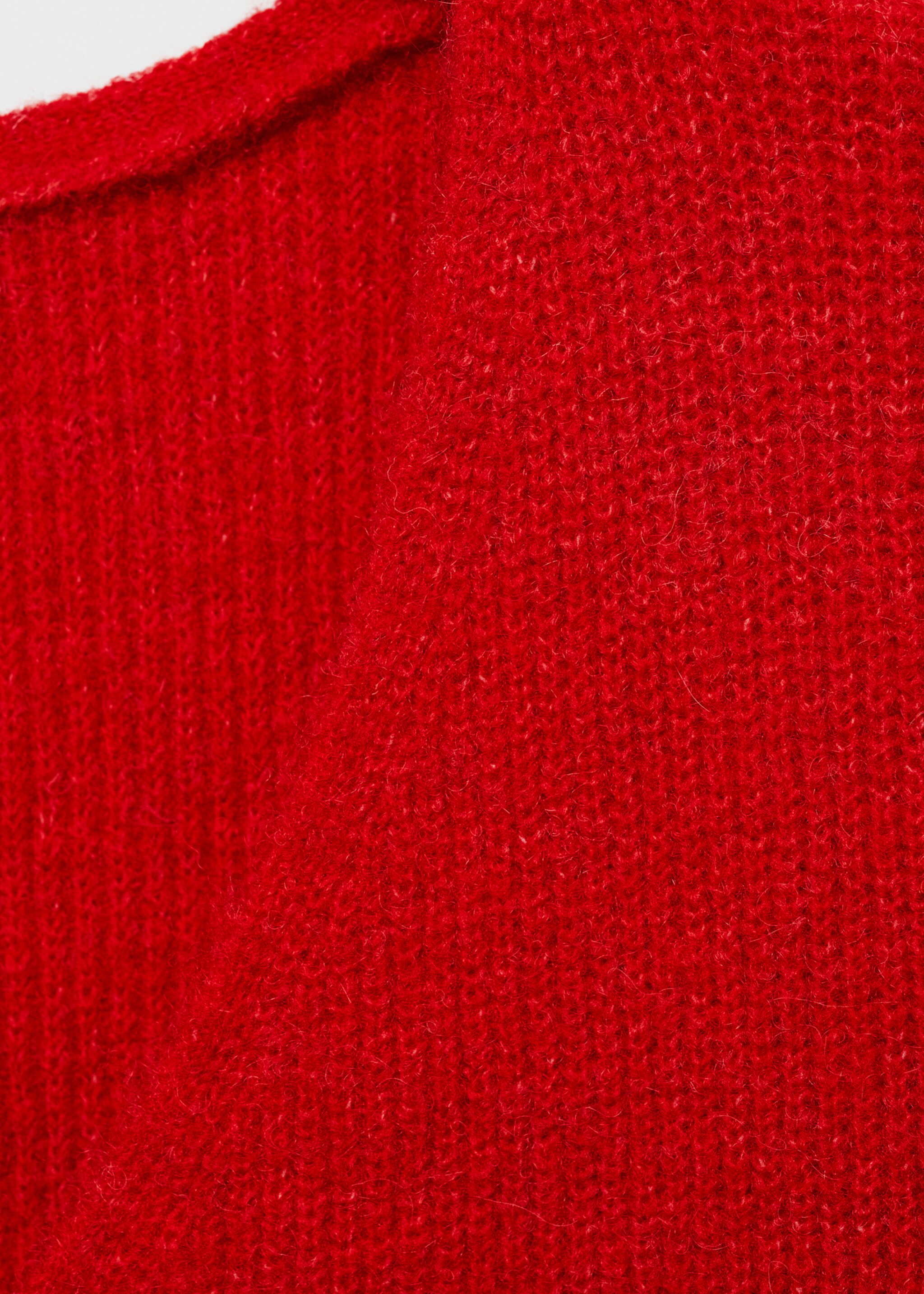 Úpletový svetr s výstřihem do V - Detail zboží 8