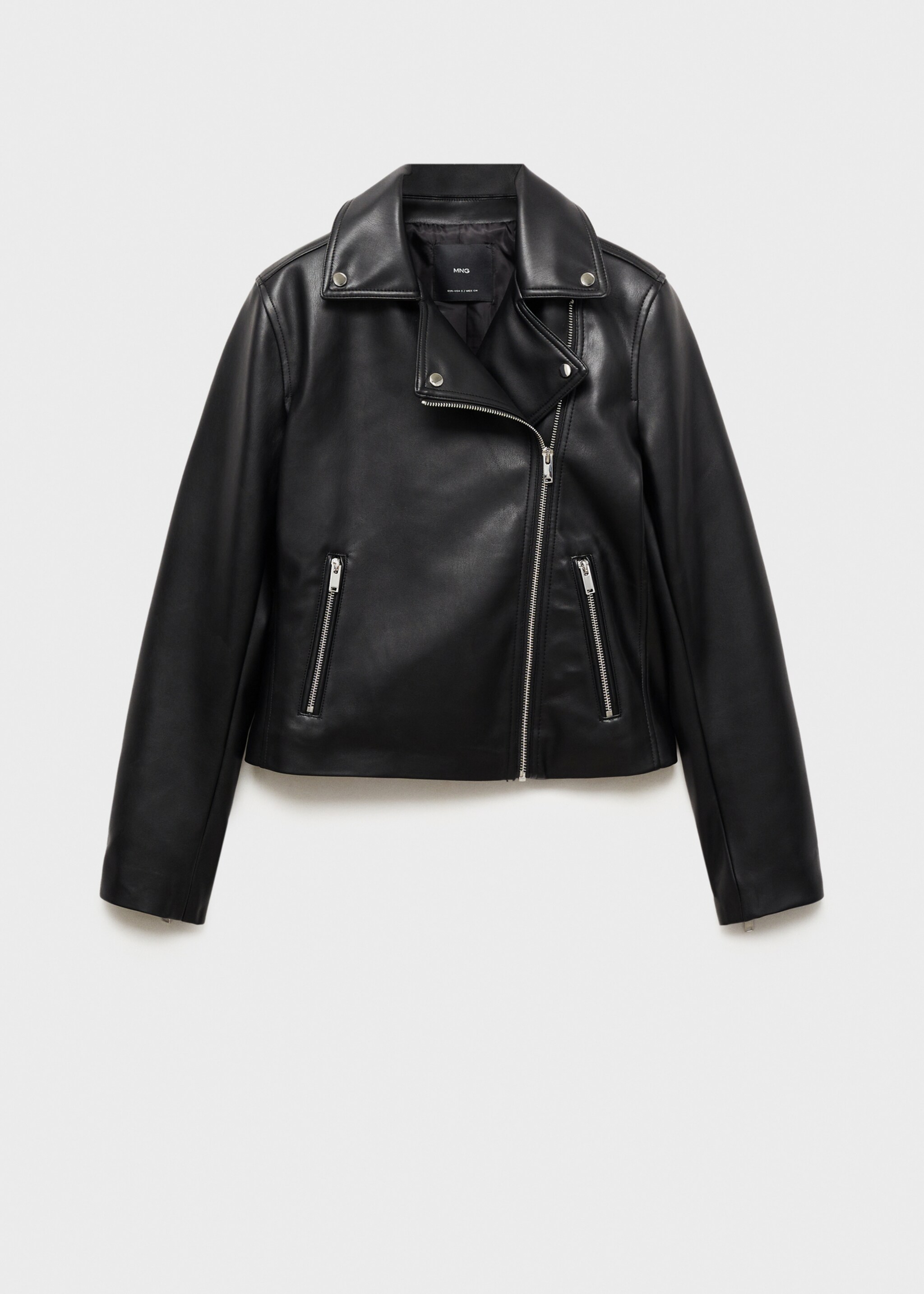 Leather-effect biker jacket - Article without model