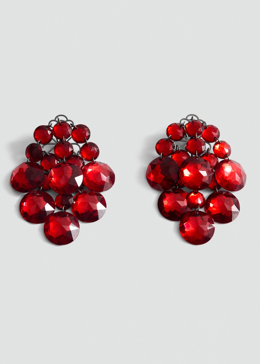 Mango red earrings deals