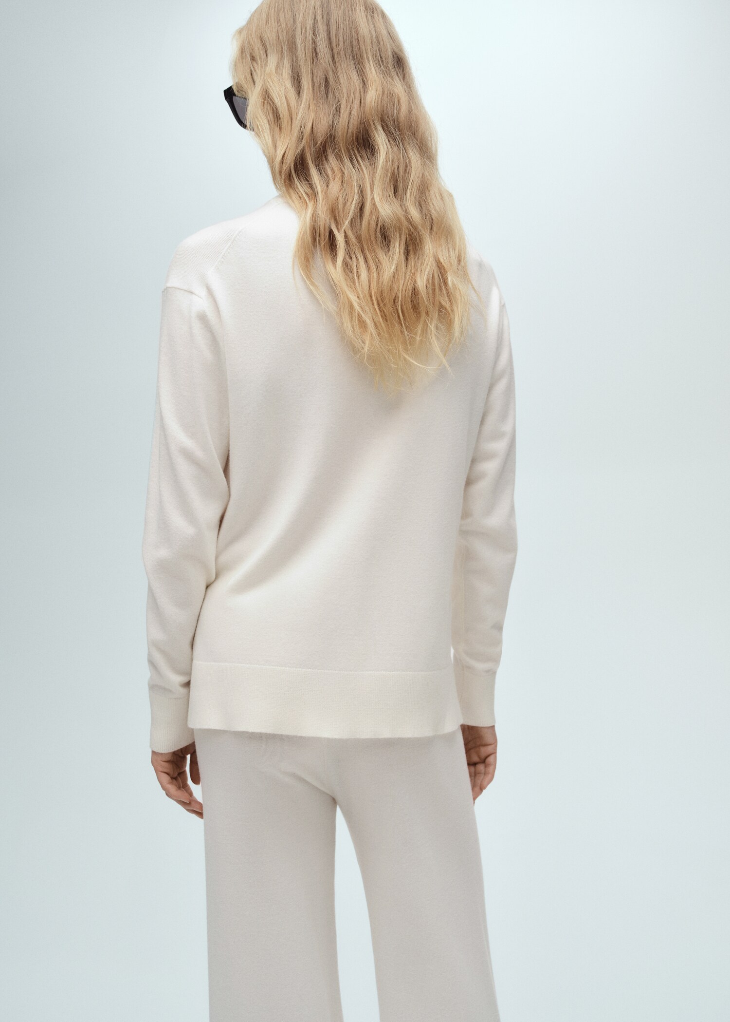Perkins neck knitted sweater - Reverse of the article