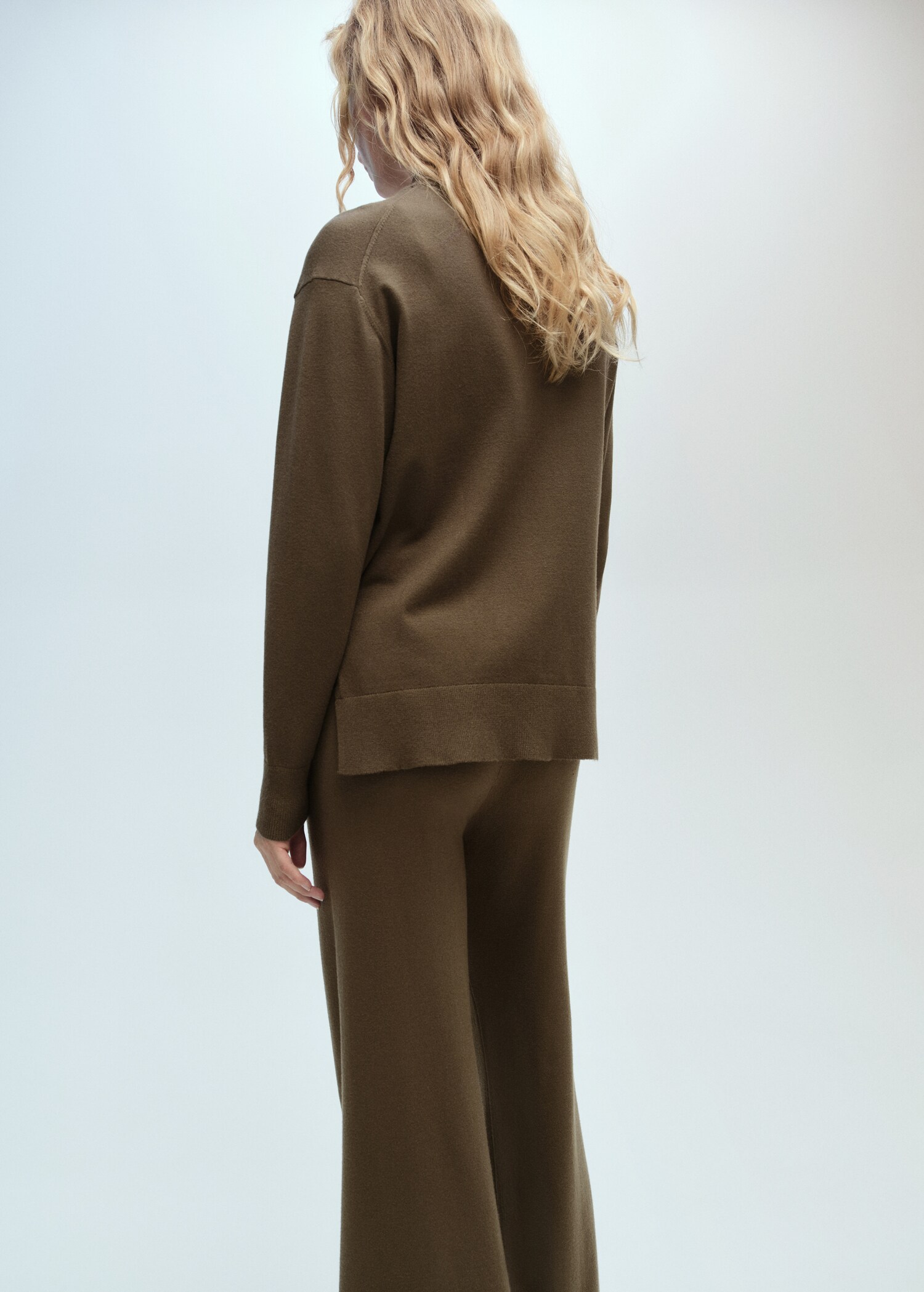Perkins neck knitted sweater - Reverse of the article