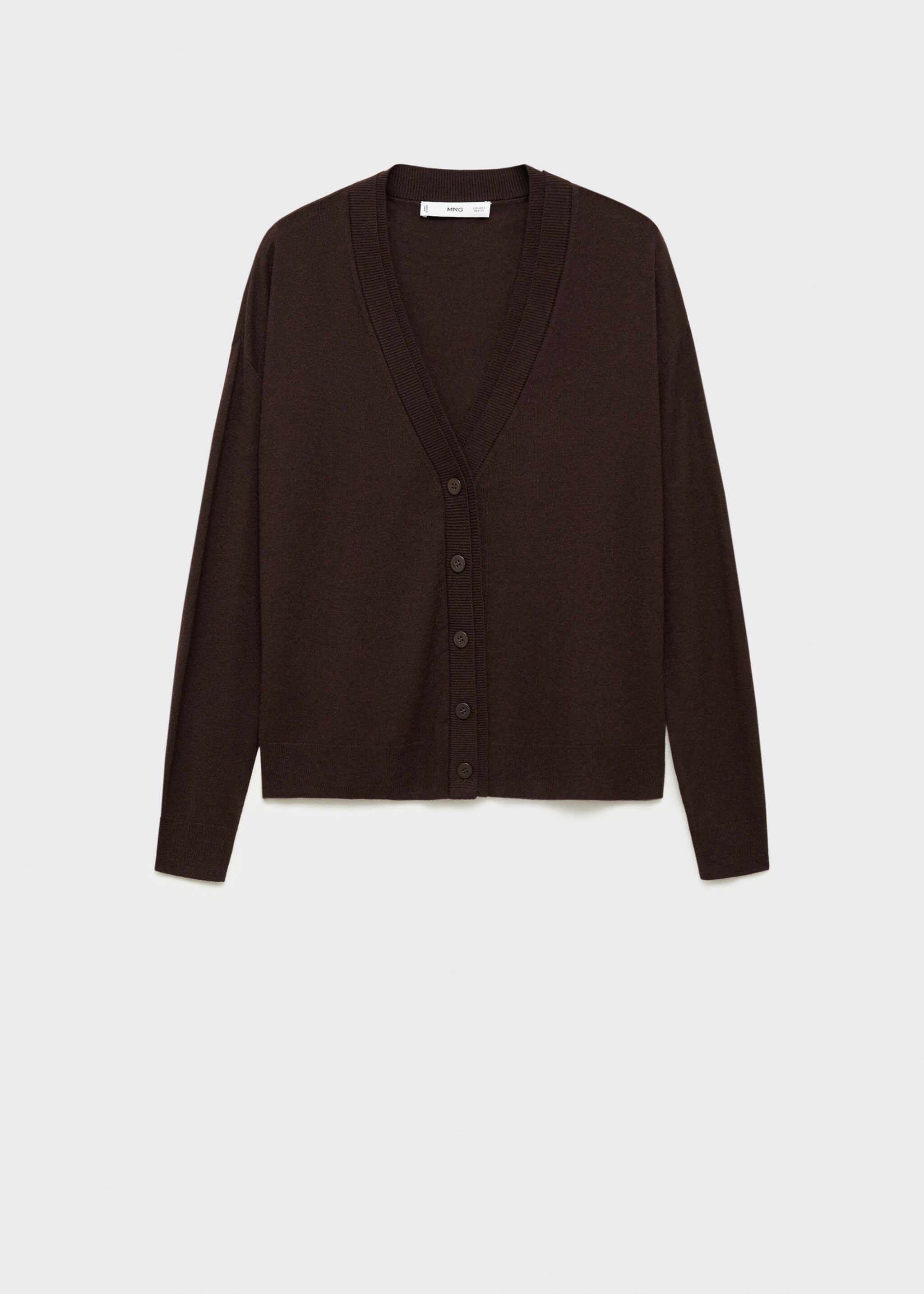 V-neck knitted cardigan - Article without model