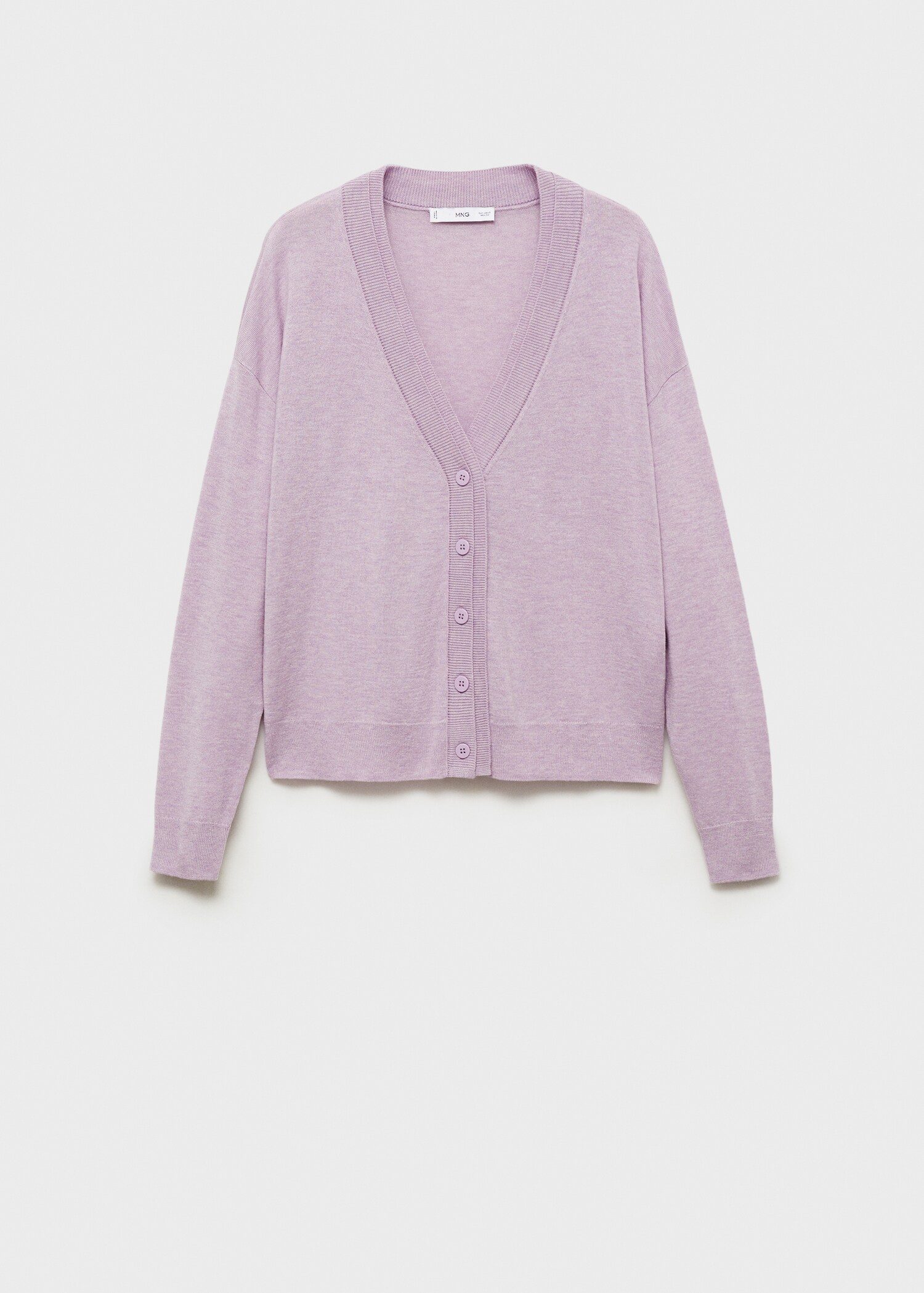 V-neck knitted cardigan - Article without model