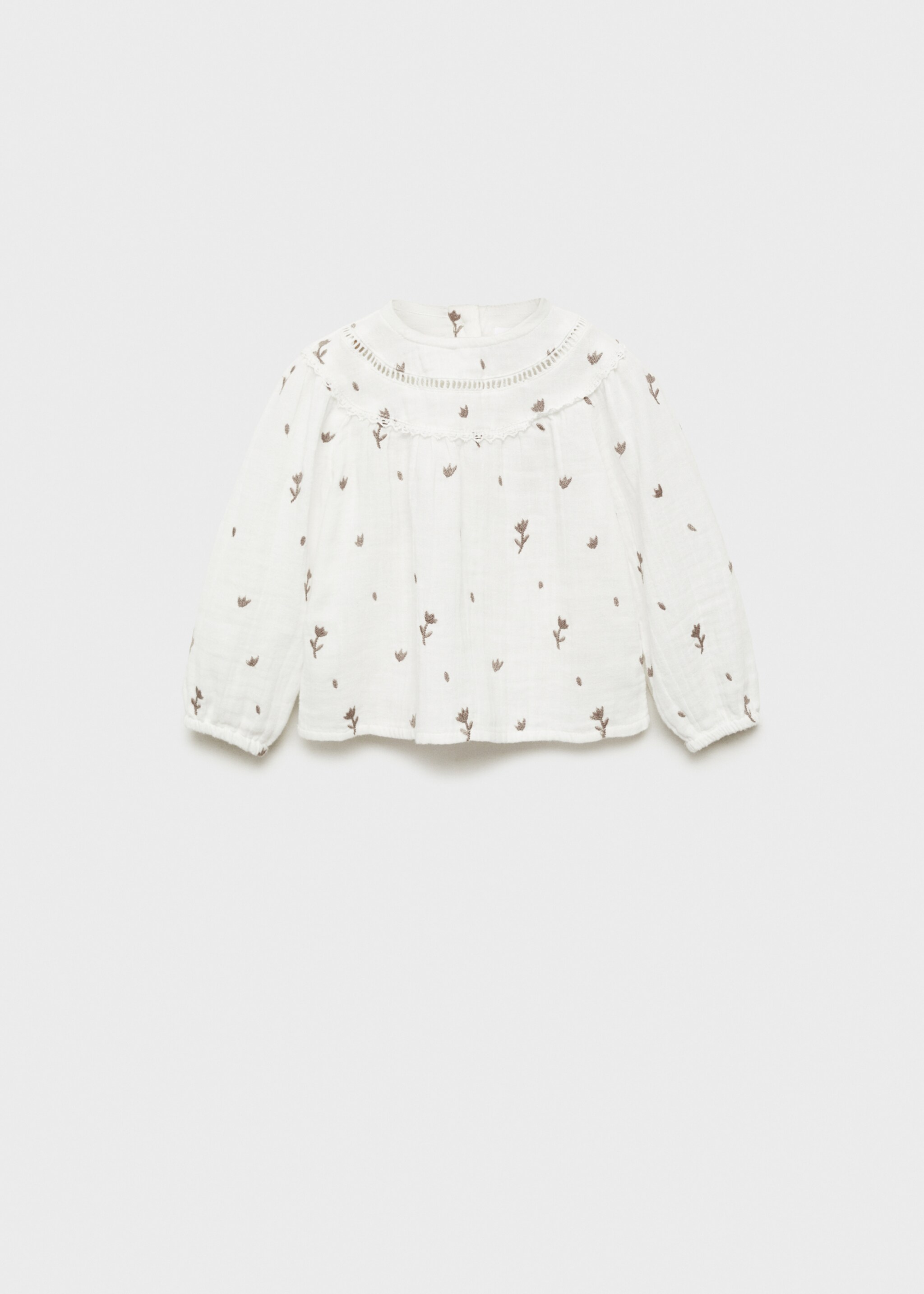 Blusa bordado floral - Artículo sin modelo