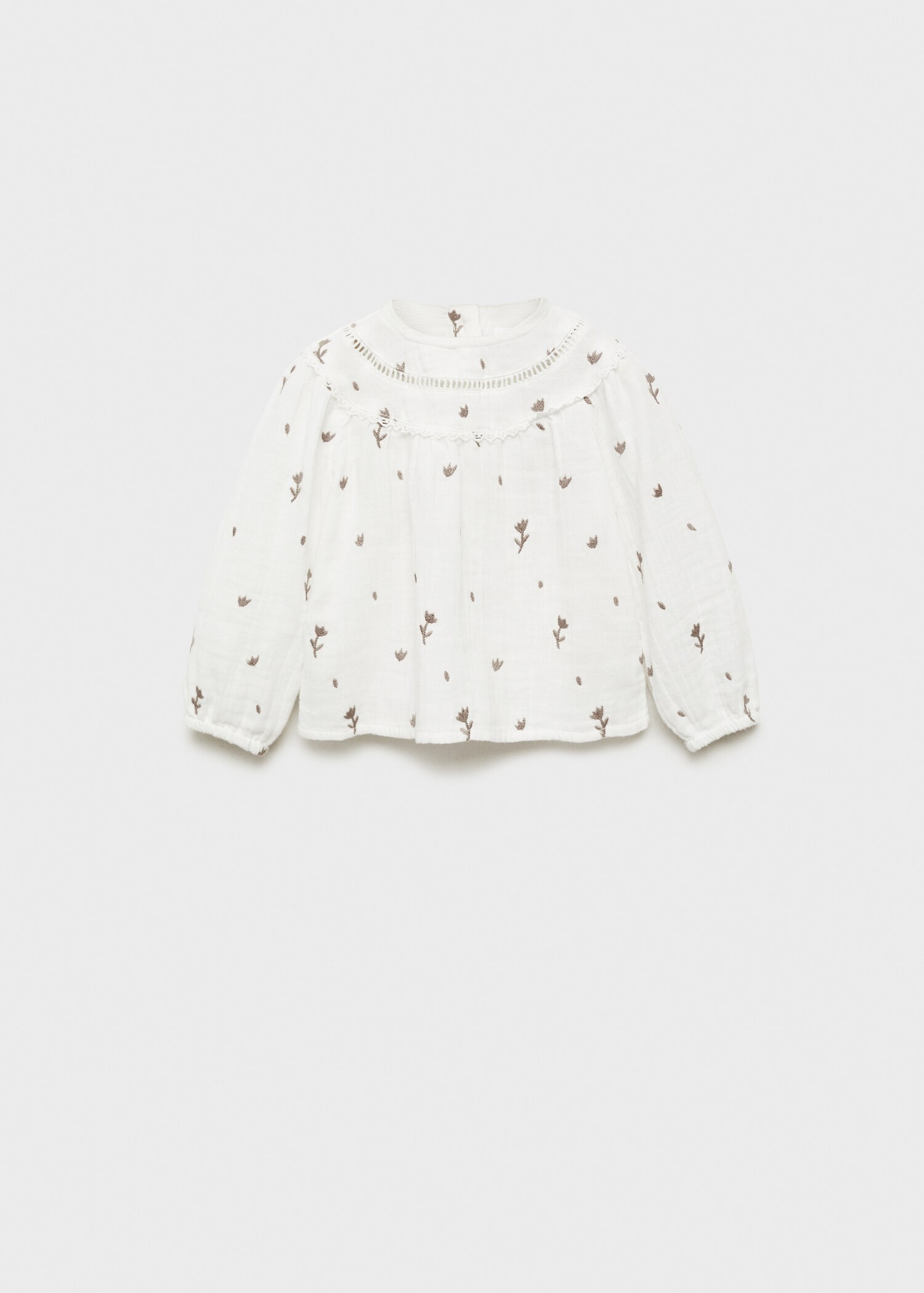 Blusa bordado floral - Artículo sin modelo