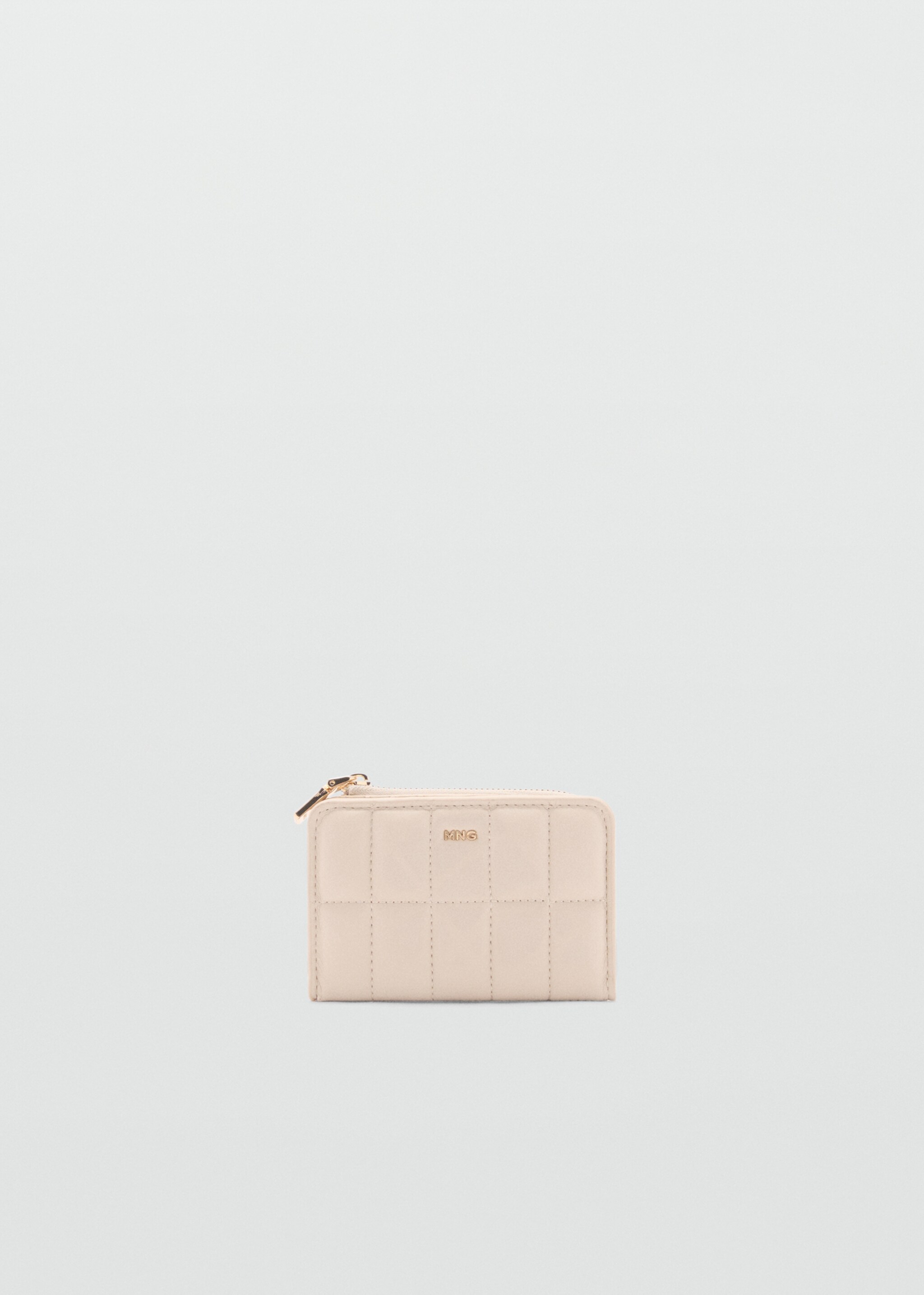 Quilted wallet with flap - Article without model