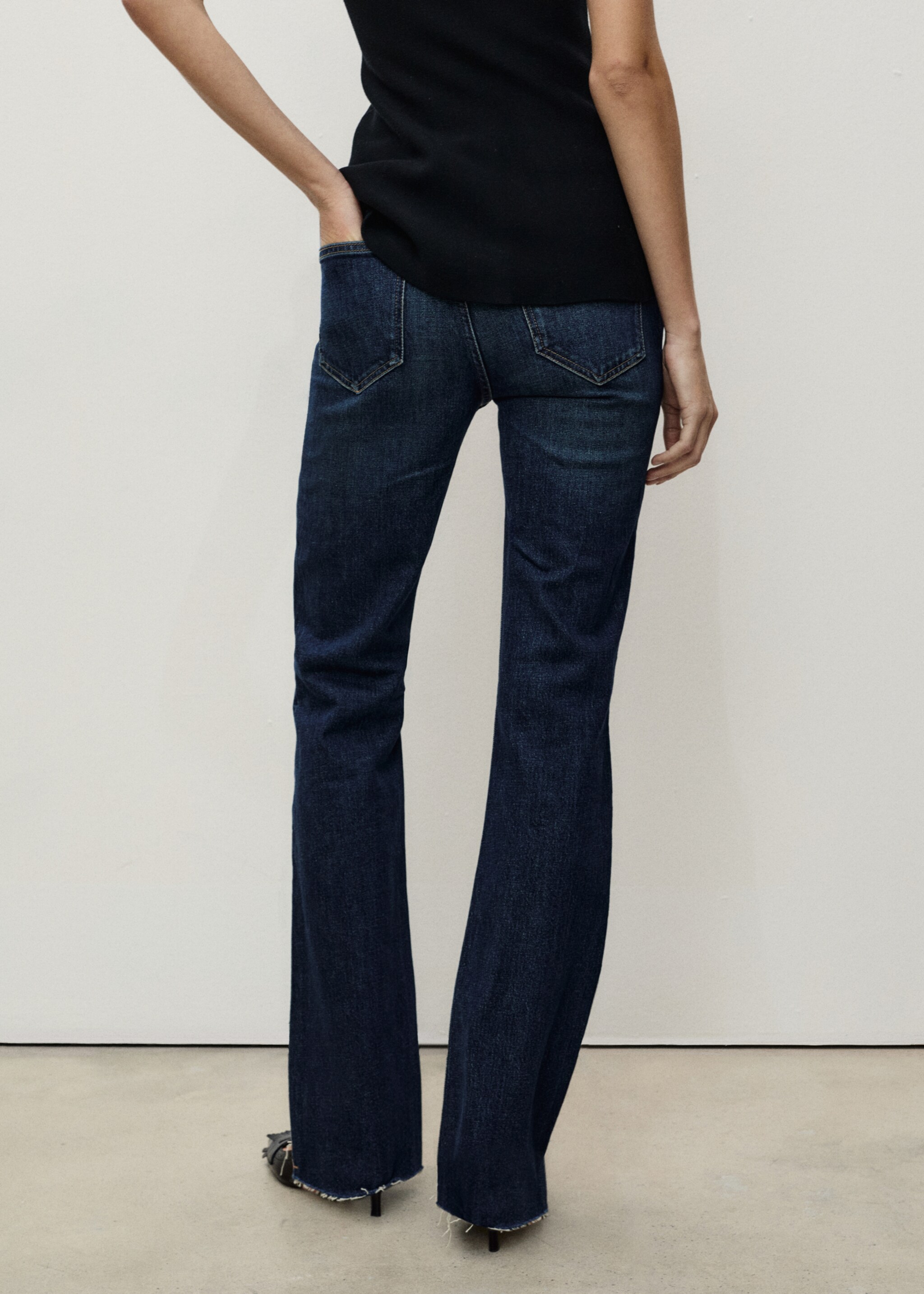 Fiona flared mid-rise jeans - Reverse of the article