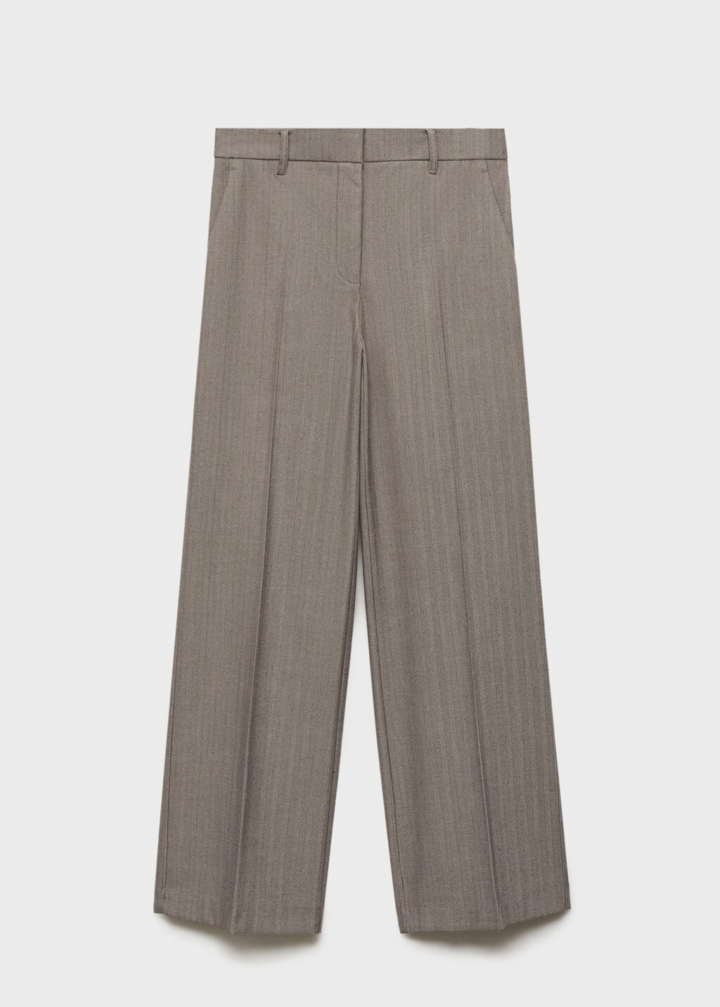 Mid-rise wide leg pants - image 3