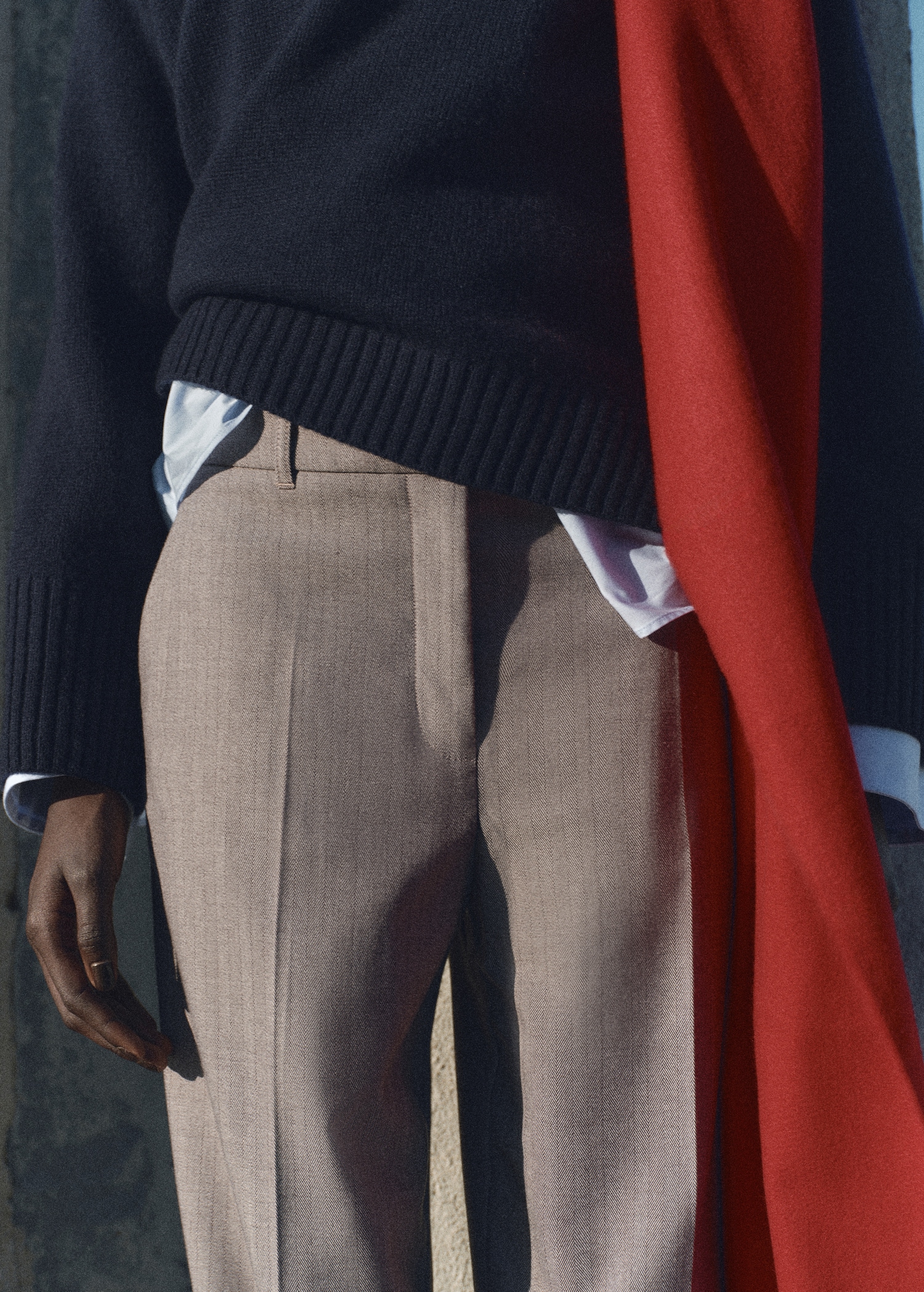 Orta belli wideleg pantolon - Ürün detayı 2