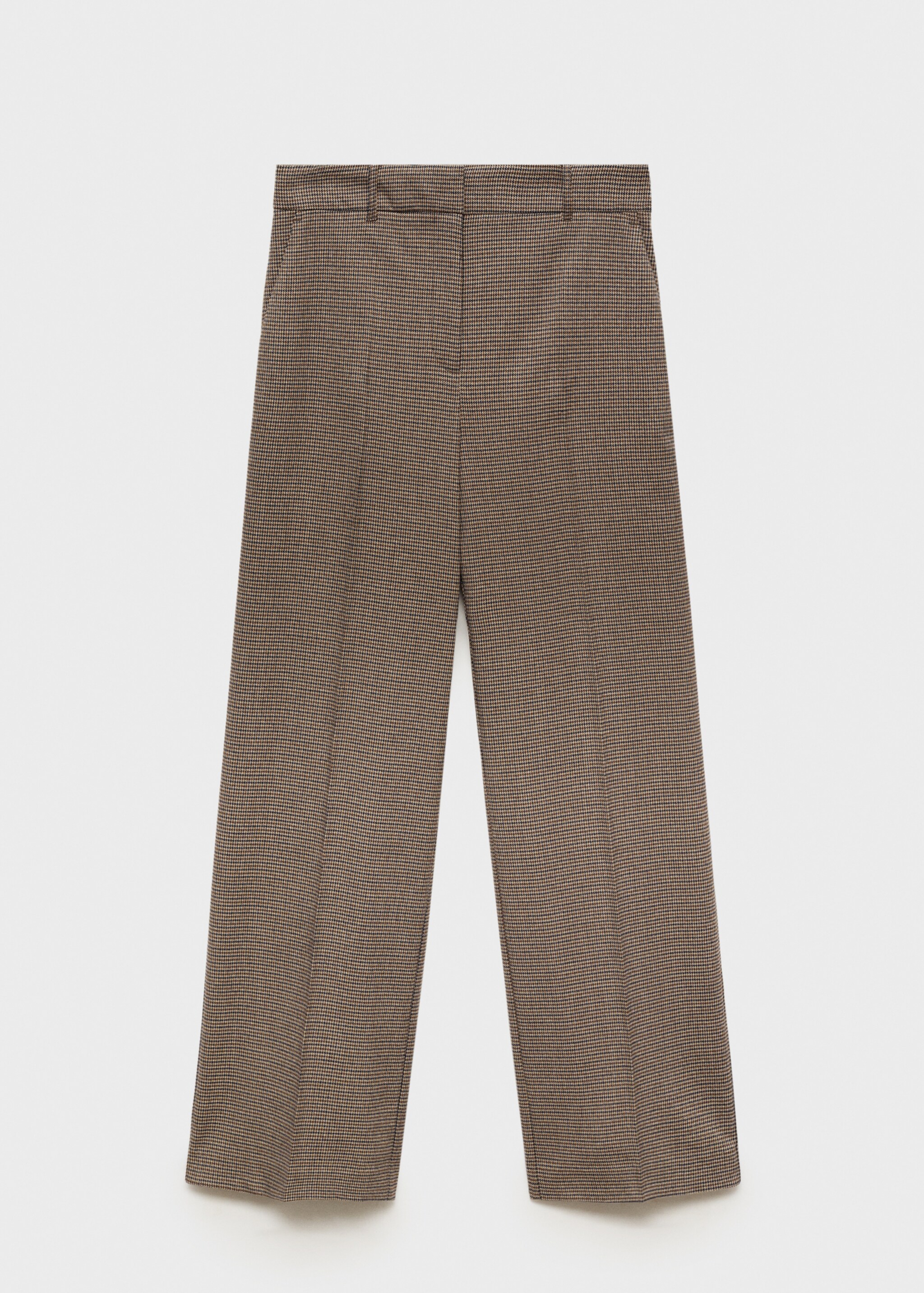 Mid-rise wide-leg trousers - Article without model