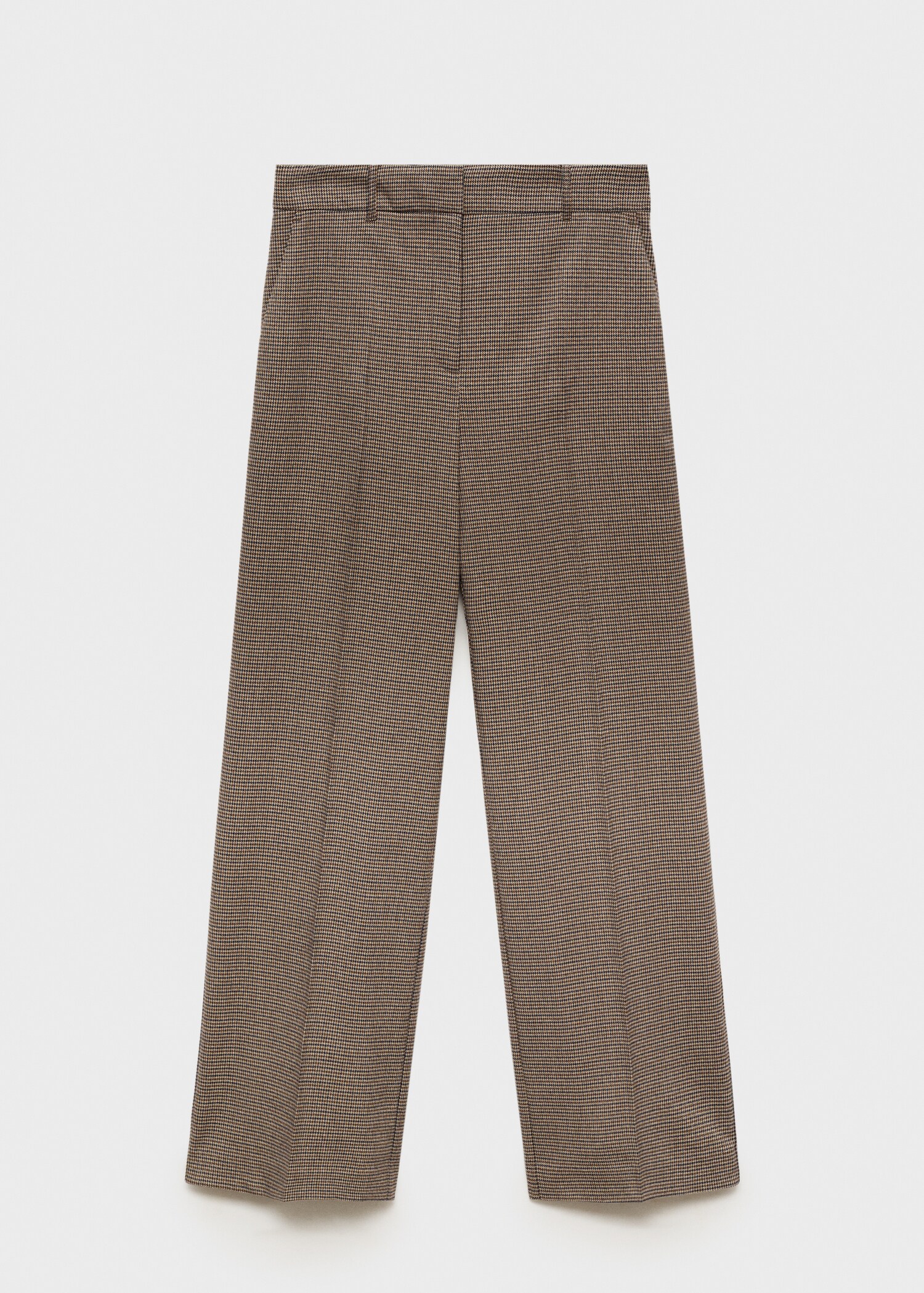 Mid-rise wide-leg trousers - Article without model