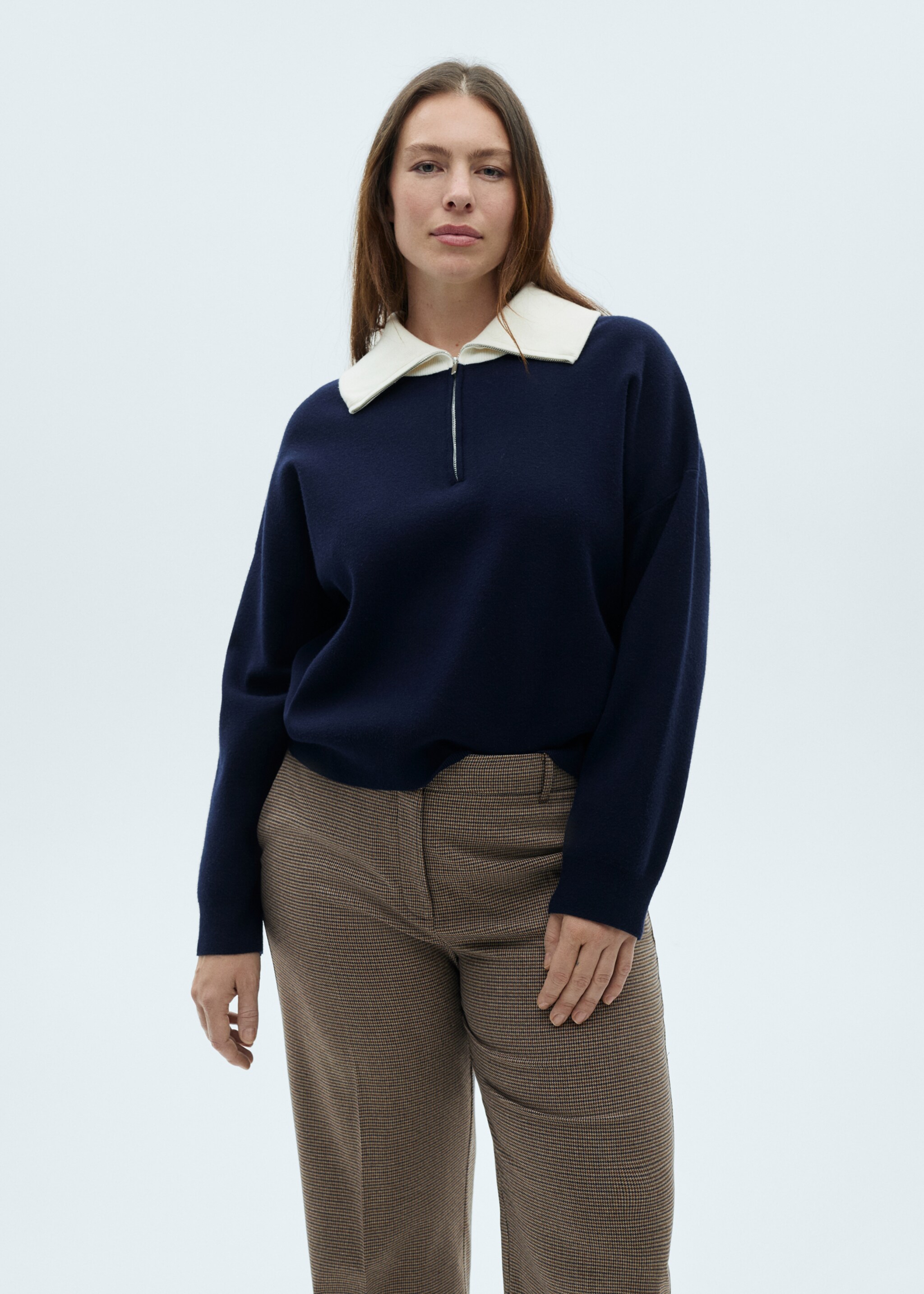 Mid-rise wide-leg trousers - Details of the article 5