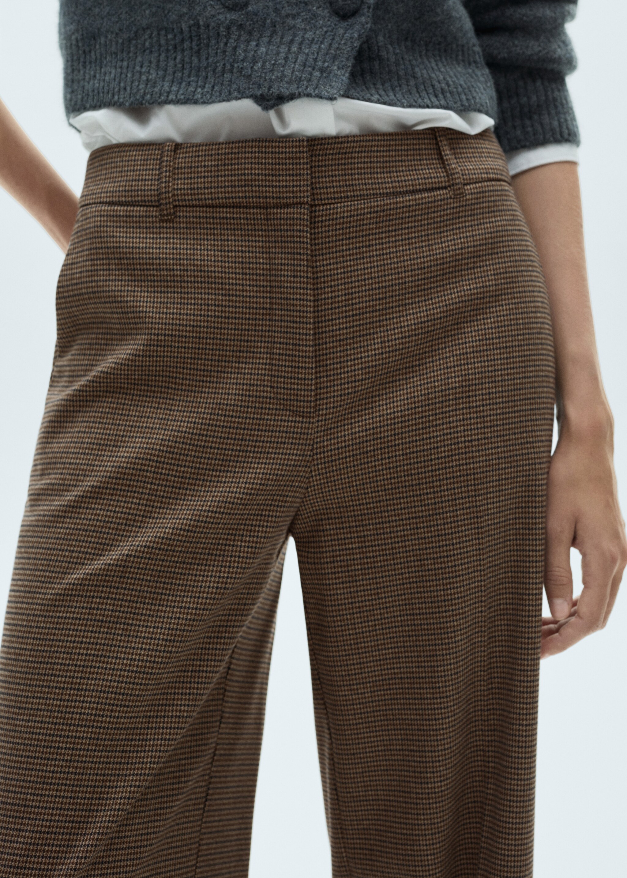 Mid-rise wideleg trousers - Details of the article 6