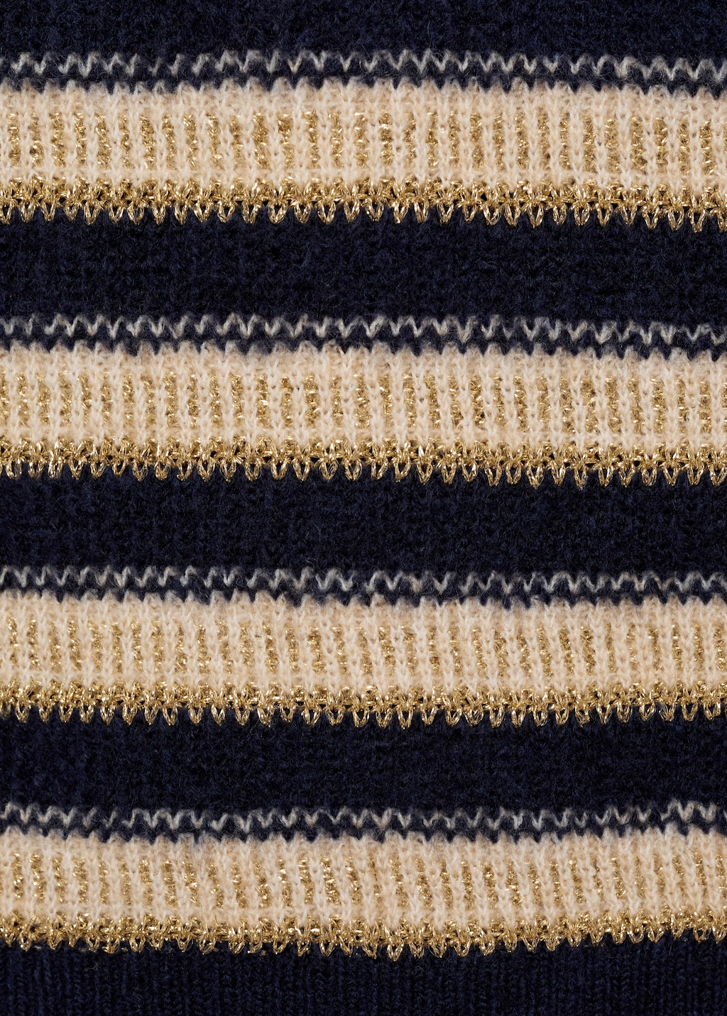 Striped sweater with perkins neck - Women | MANGO USA Striped sweater with perkins neck - Women | MANGO USA