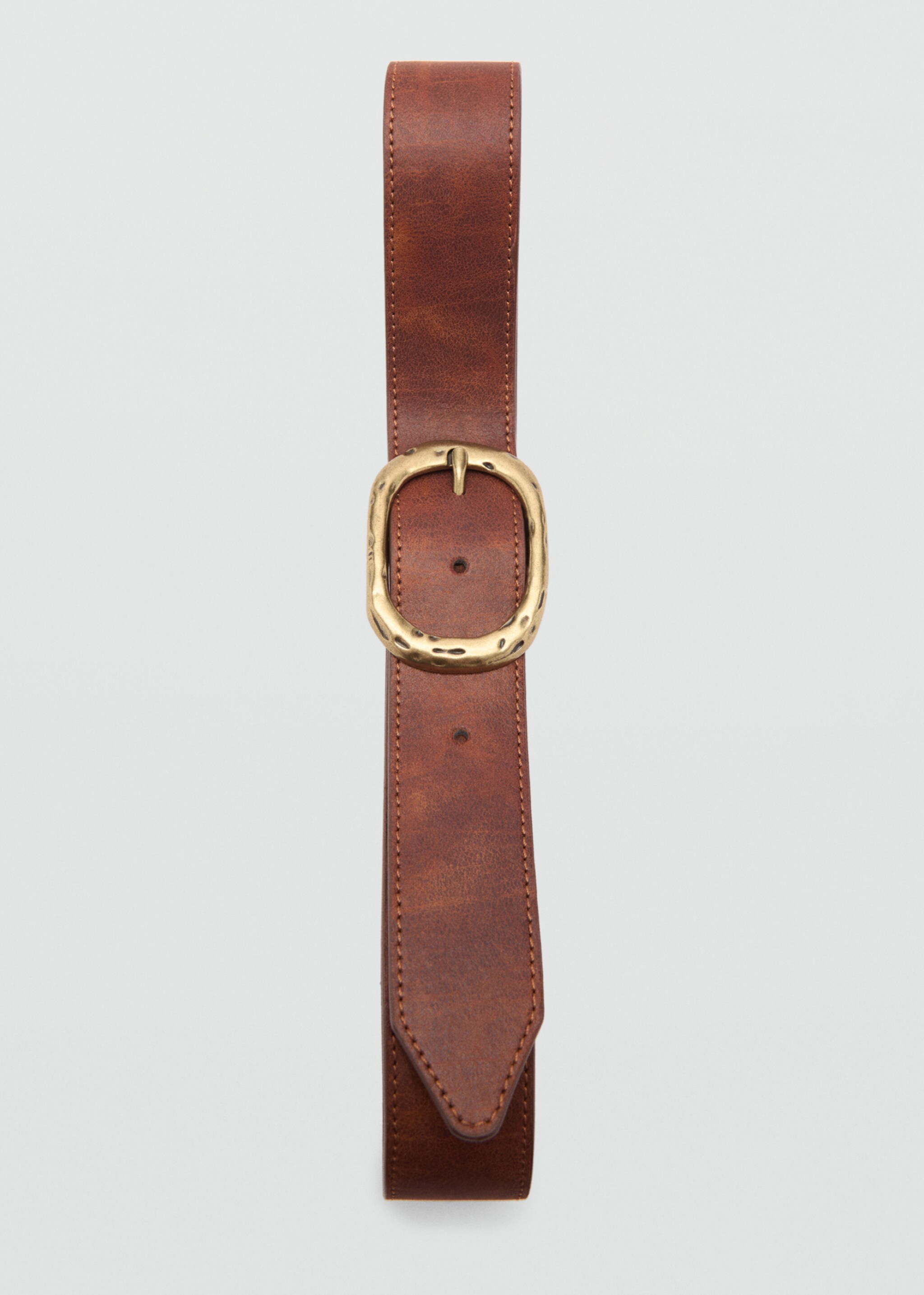 Textured belt with buckle - Details of the article 2