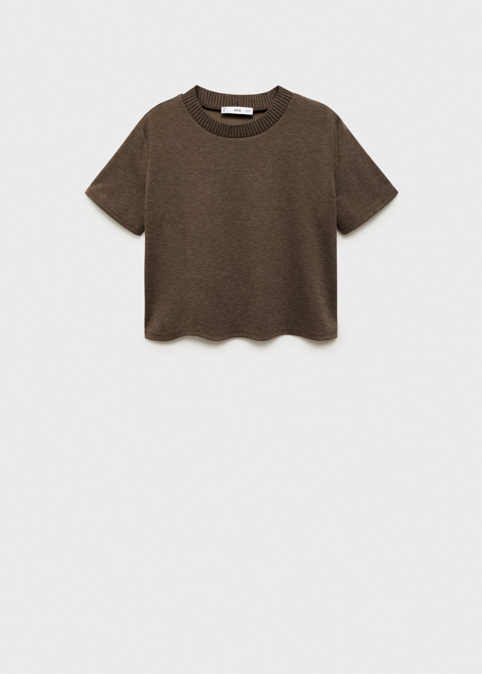 T-shirt rajutan lengan pendek - Barang tanpa model