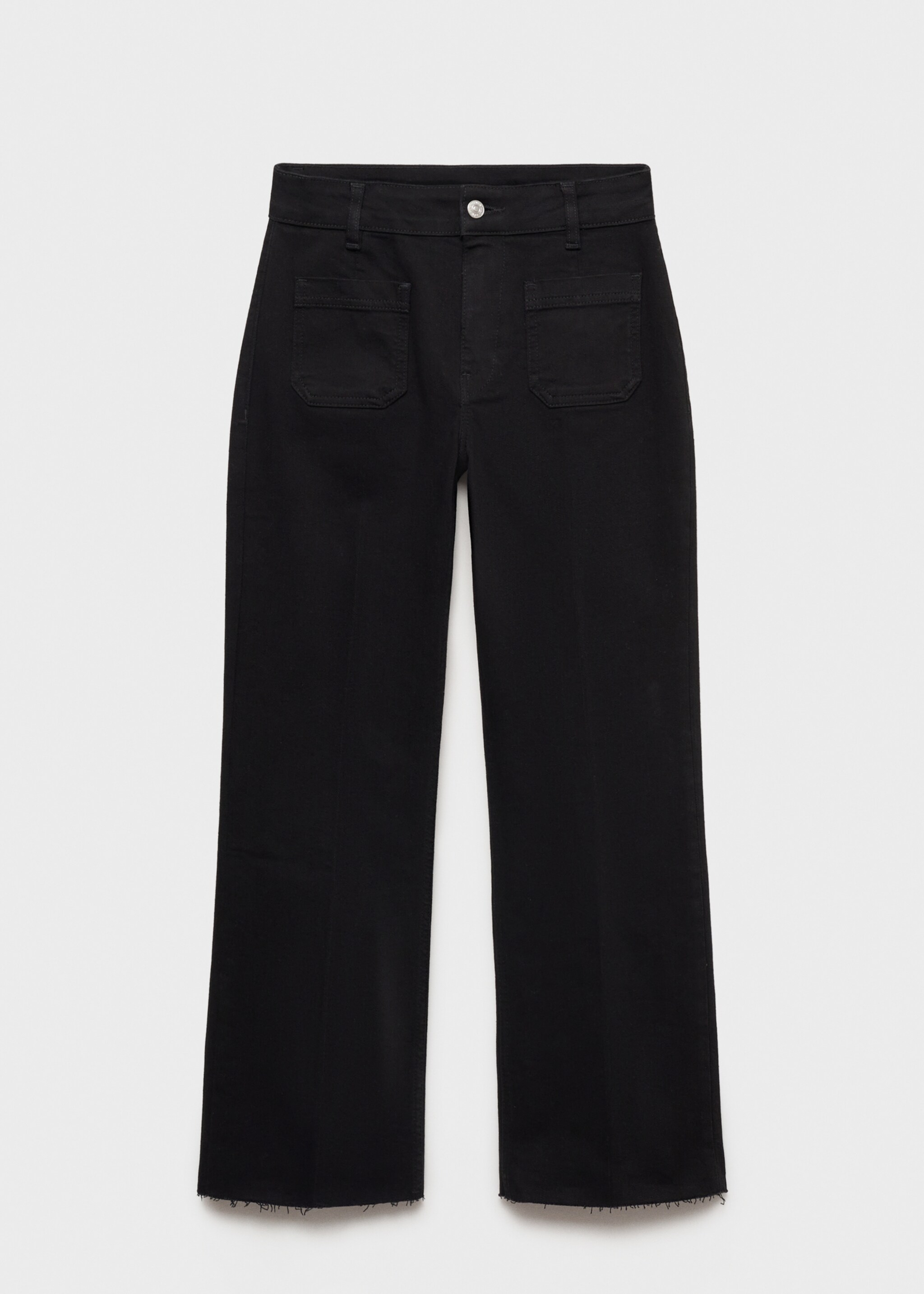 Jeans flare crop bolsillos - Artículo sin modelo