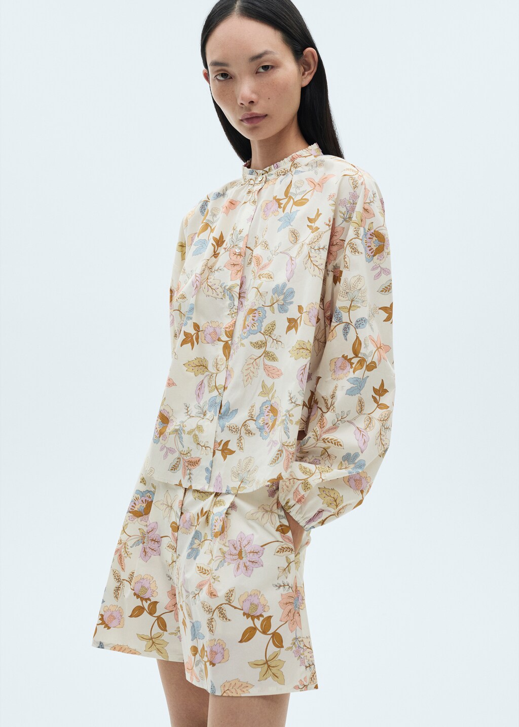 Floral dart shorts - image 4