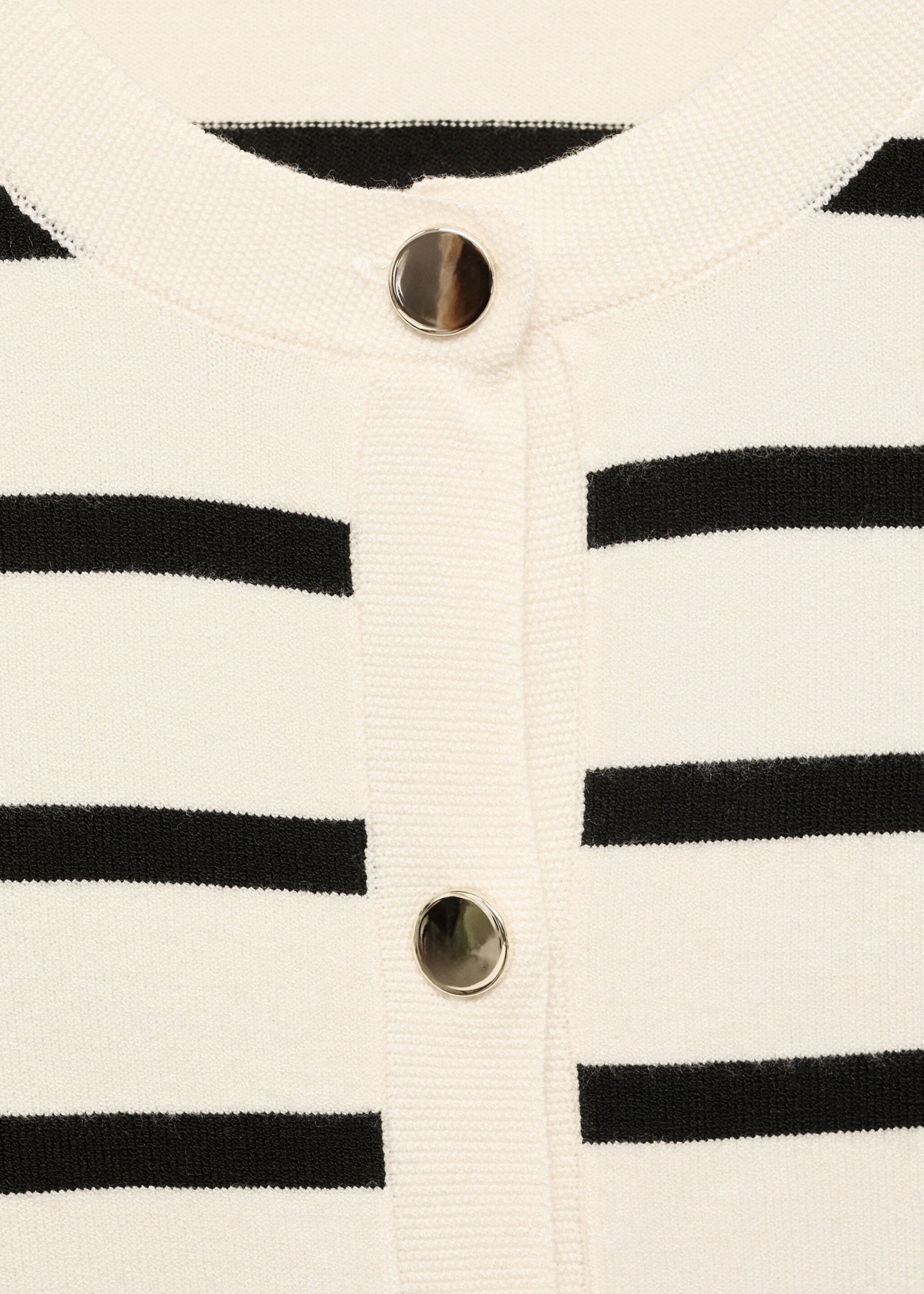 Striped knitted cardigan - Details of the article 8