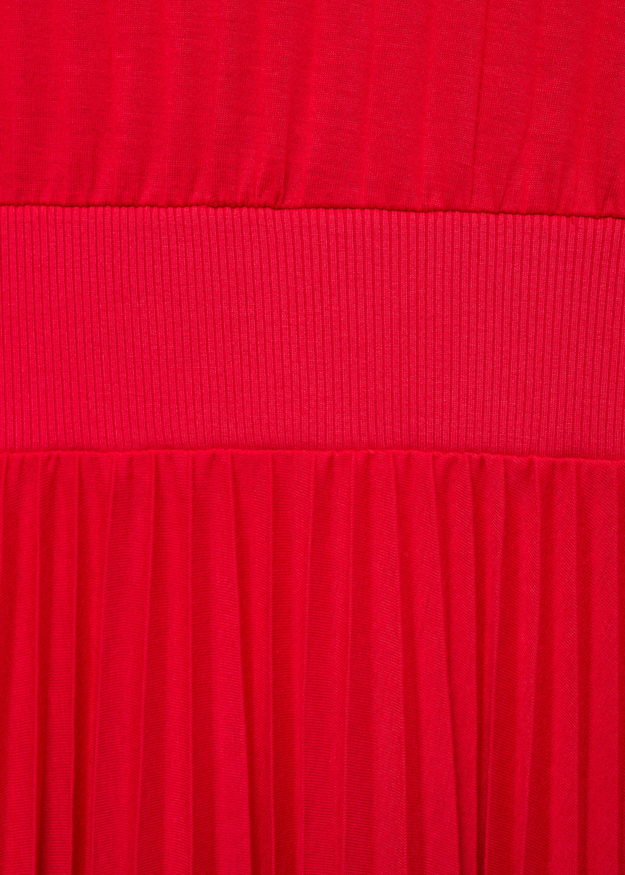 Elastic waist pleated dress - Details of the article 8