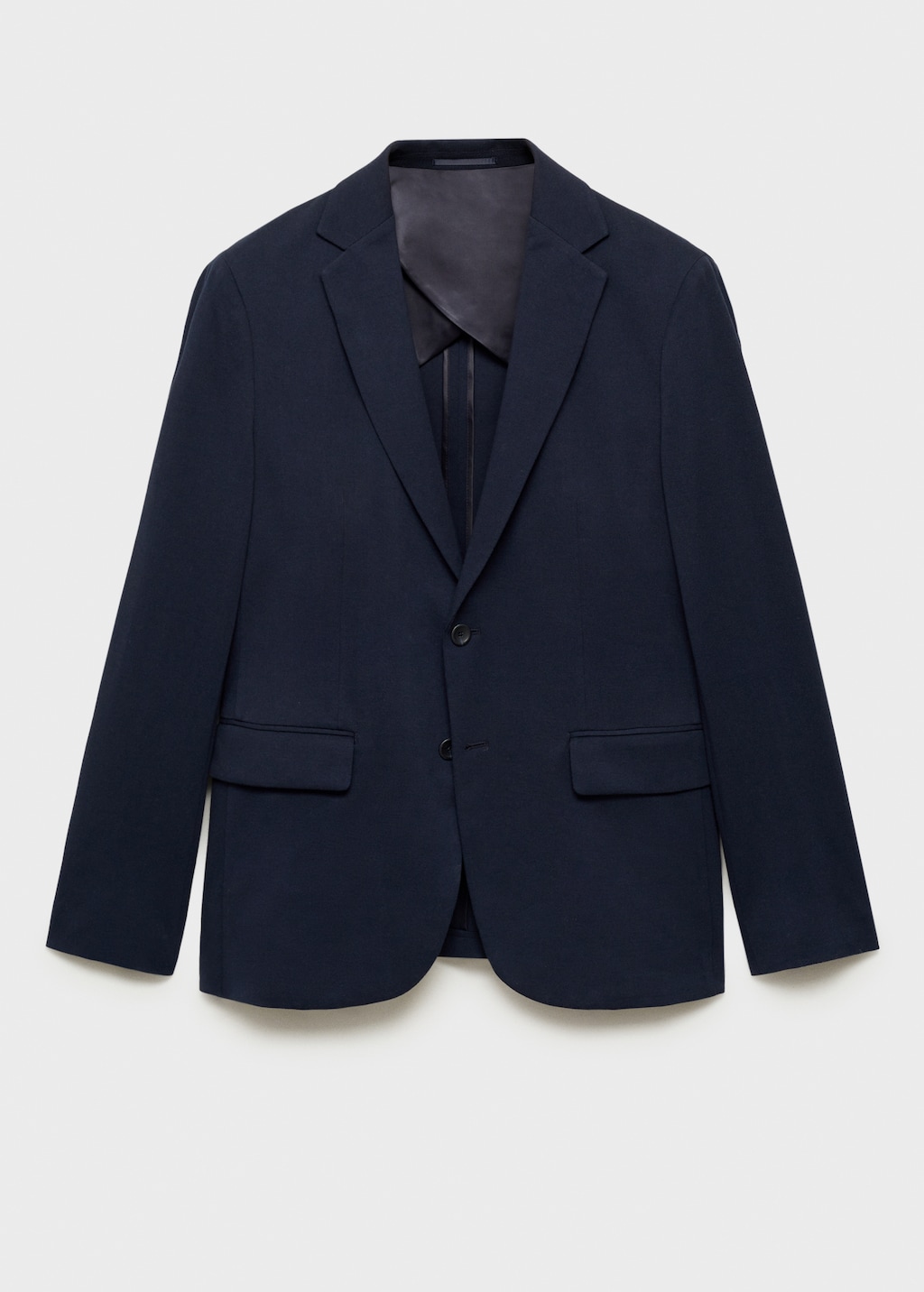 Mens slim fit navy blazer sale