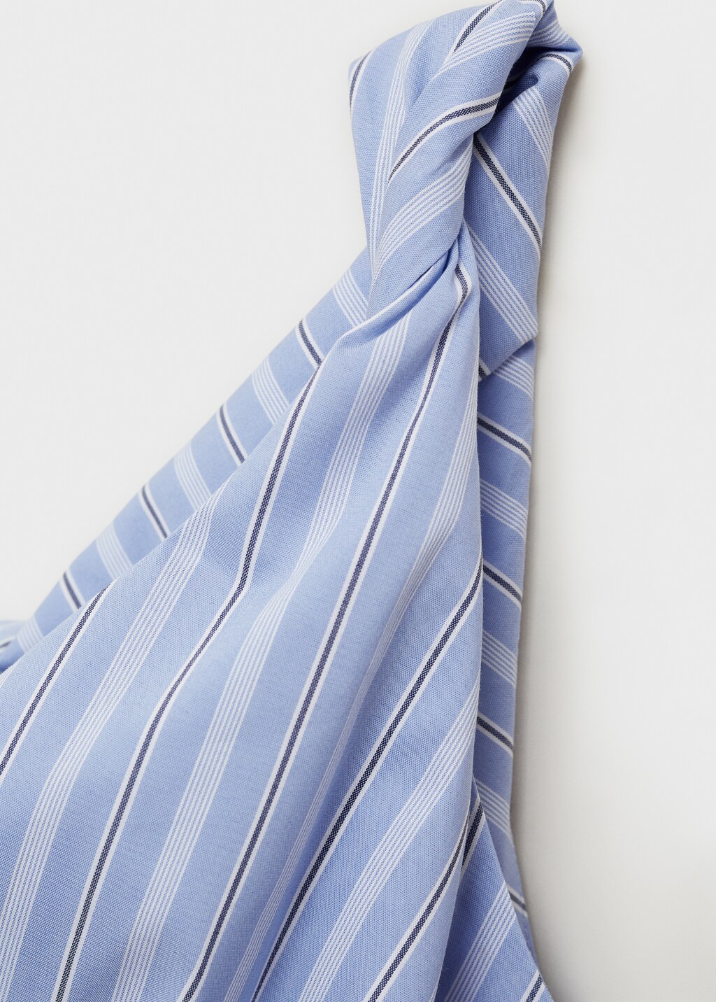 Mango Striped draped asymmetrical dress thumbnail