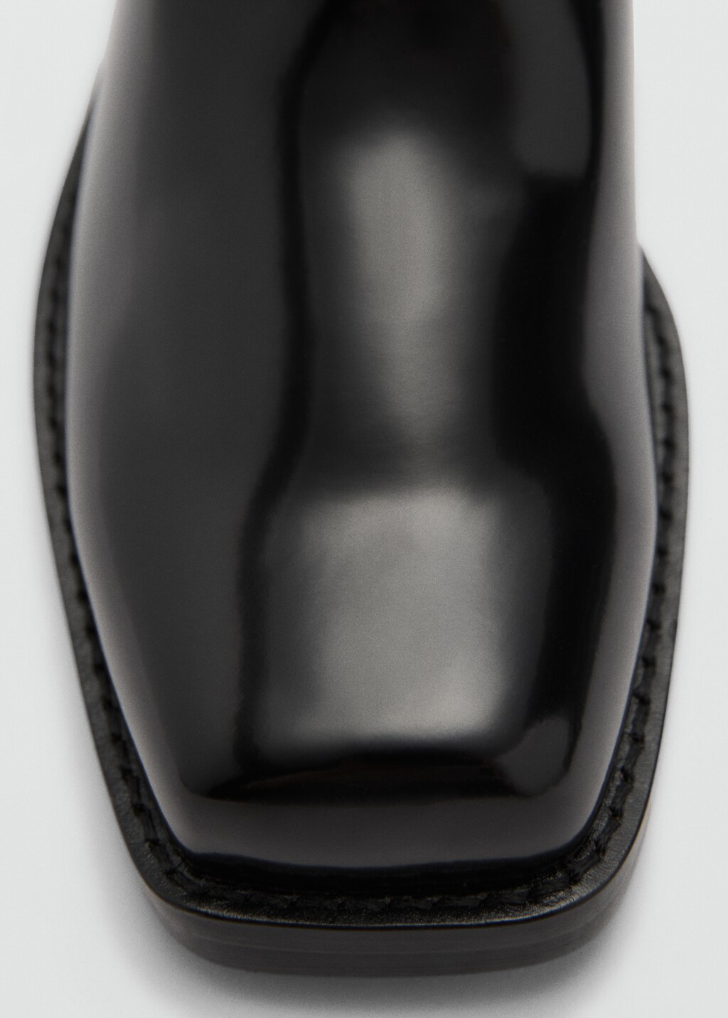Square toe boot with metallic details - Women | MANGO Canada Square toe boot with metallic details - Women | MANGO Canada