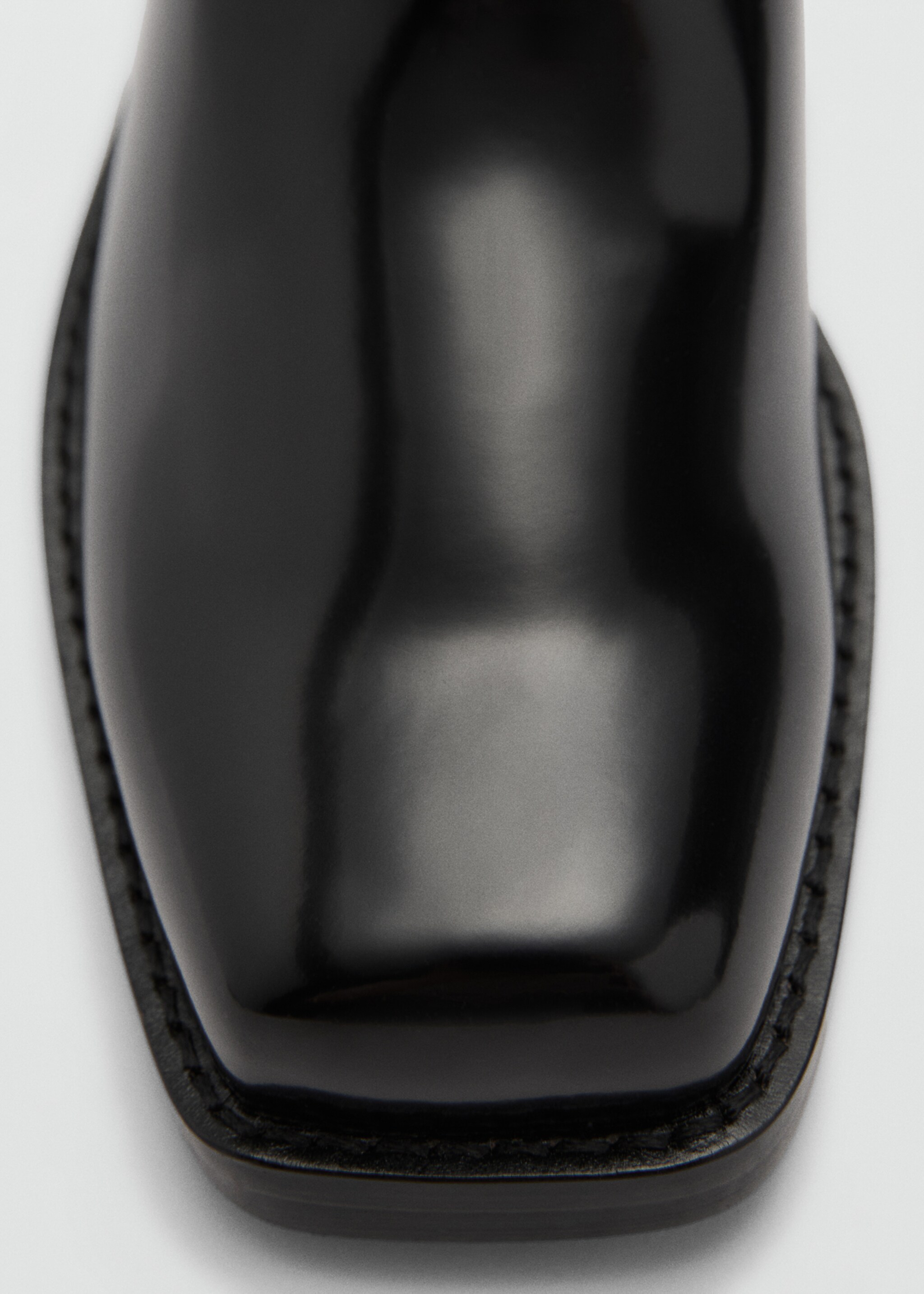 Square toe boot with metallic details - Details of the article 2