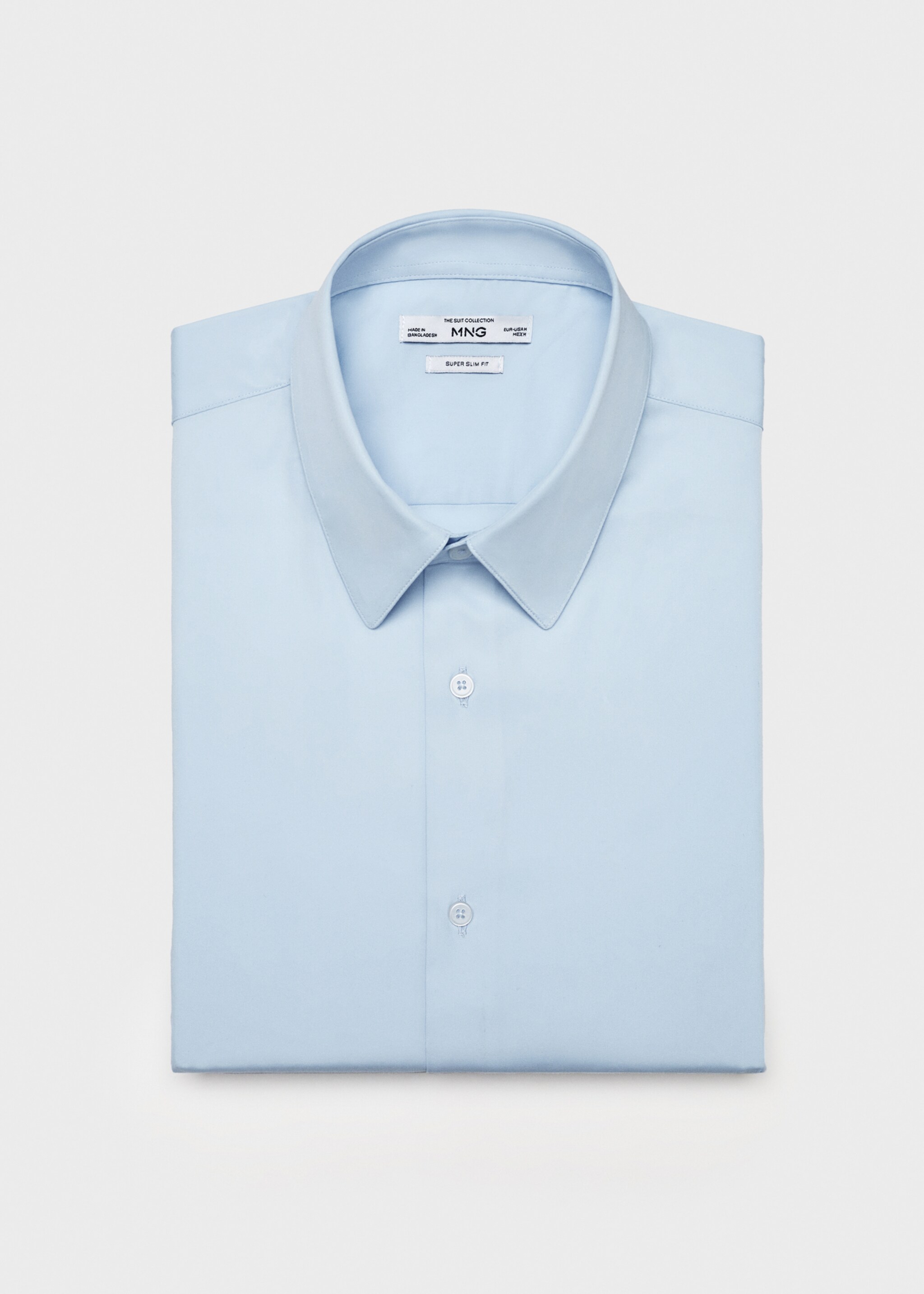 Camisa de fato slim fit de algodão - Pormenor do artigo 8