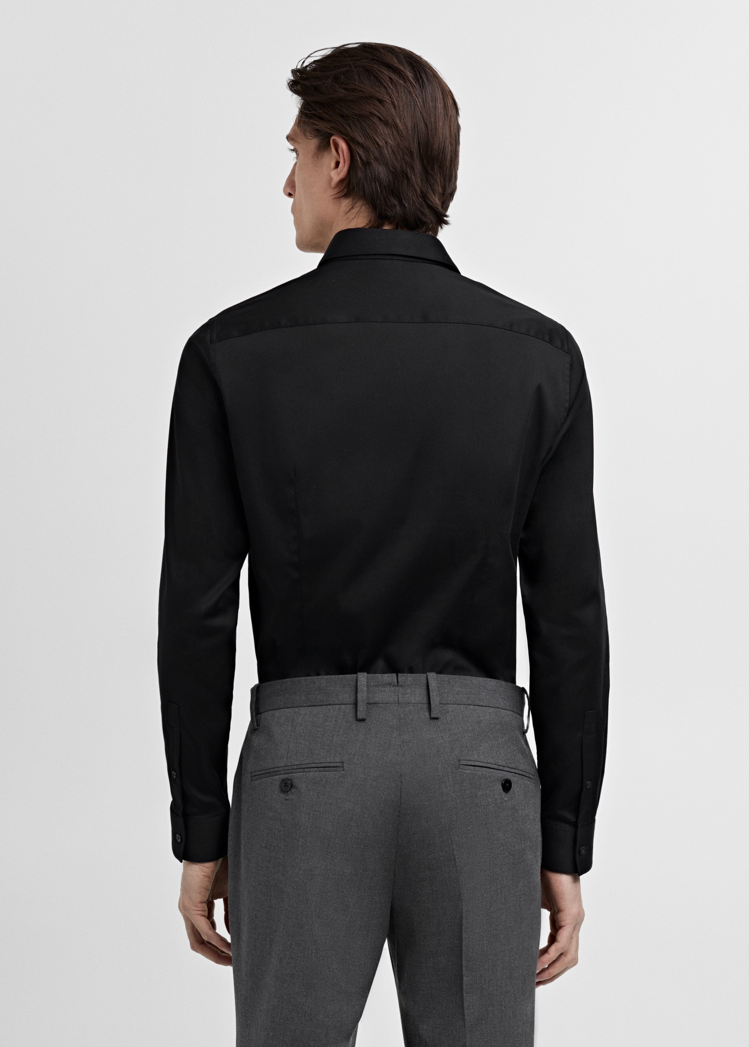 Chemise costume slim fit coton - Verso de l’article