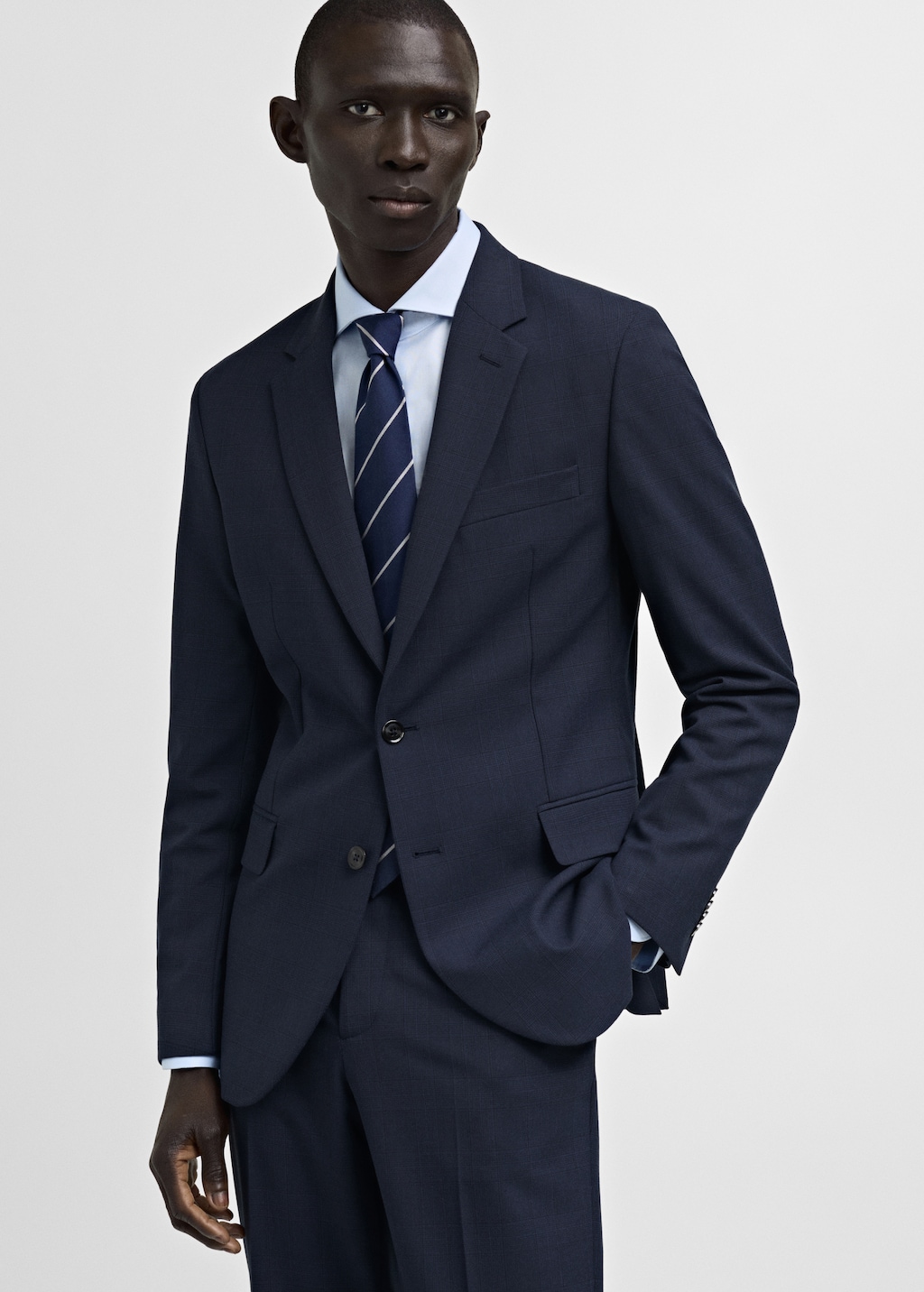 Slim fit suit blazer